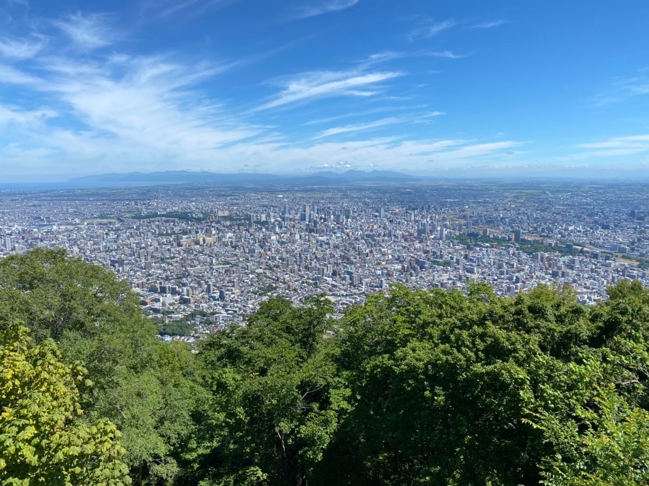​藻岩山・山頂からの景色