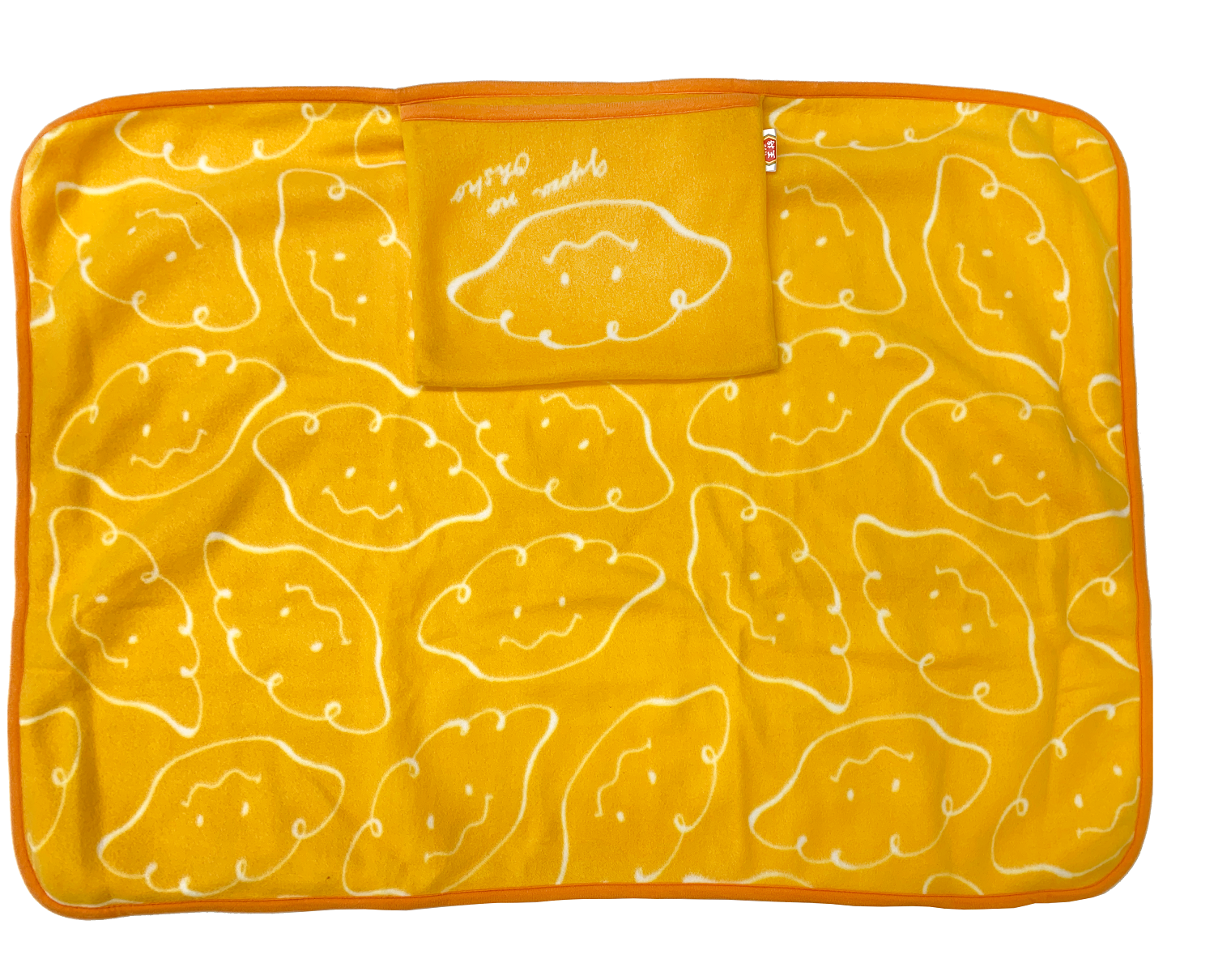 クッションブランケット　イエロー