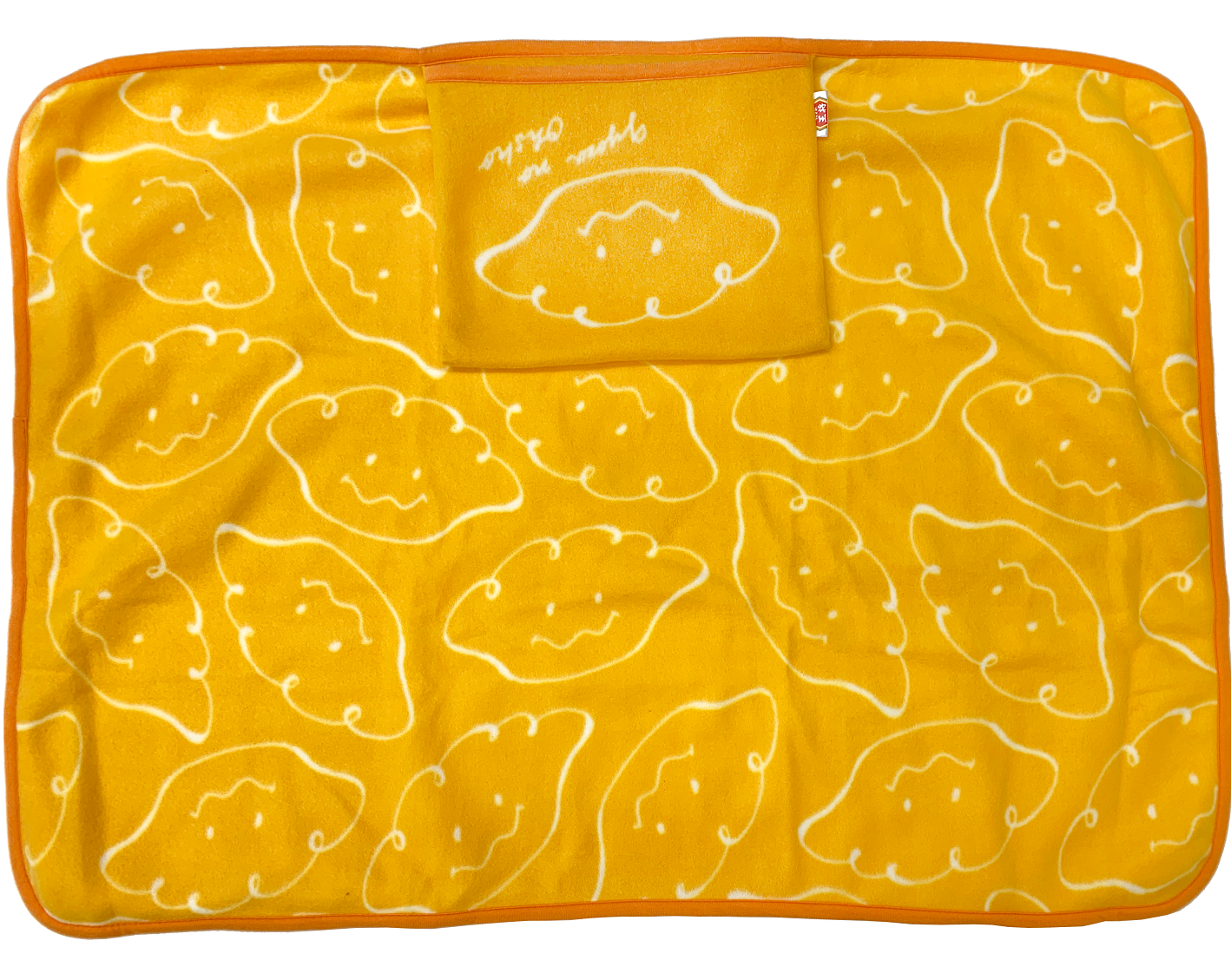 ⑤クッションブランケット　イエロー