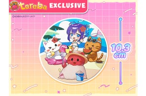 クレーンゲームアプリ『トレバ』にてVtuber「60@かんれきマーメイド」とのコラボ限定コースターが7月18日(金)より登場!