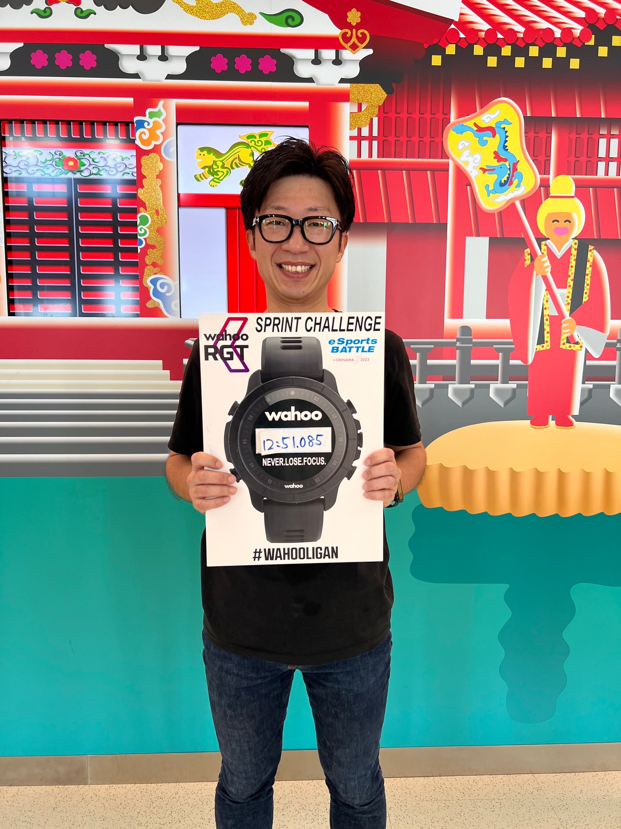 予選全体２位の好タイムを記録した田邉選手