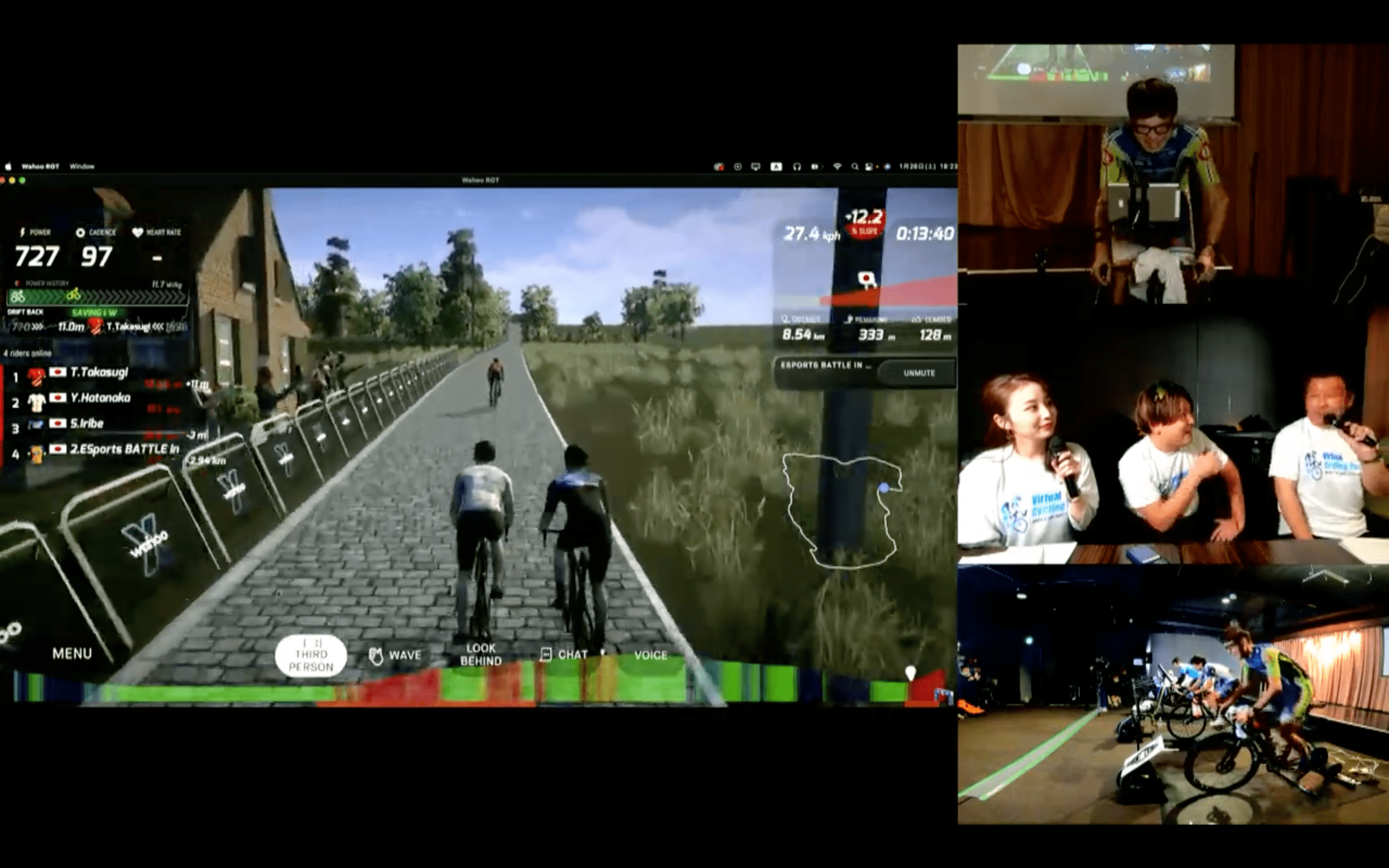 残り350m付近からの上り坂を一気に抜け出した高杉選手