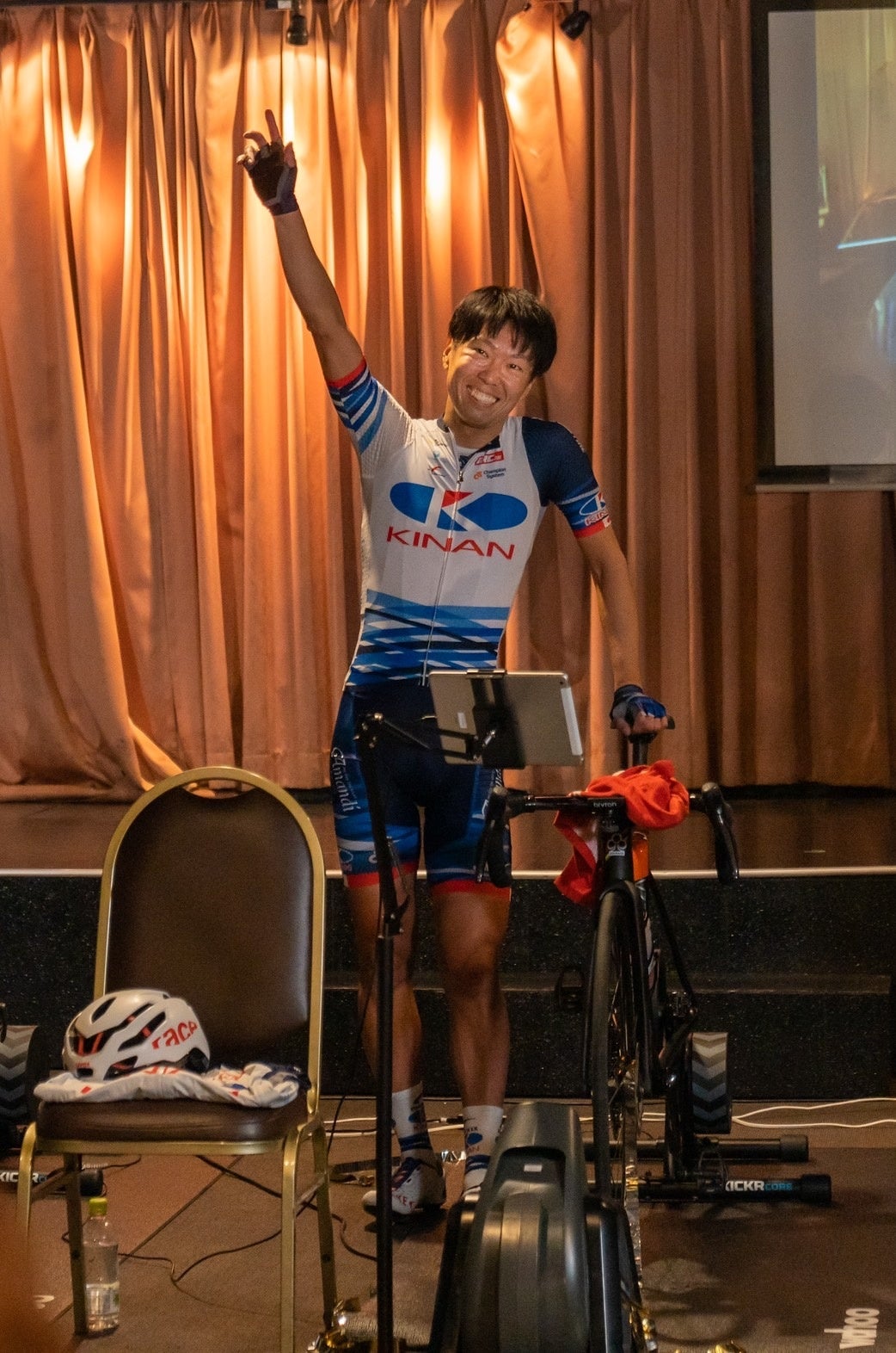 3回初優勝を果たした畑中勇介選手（キナンレーシングチーム）