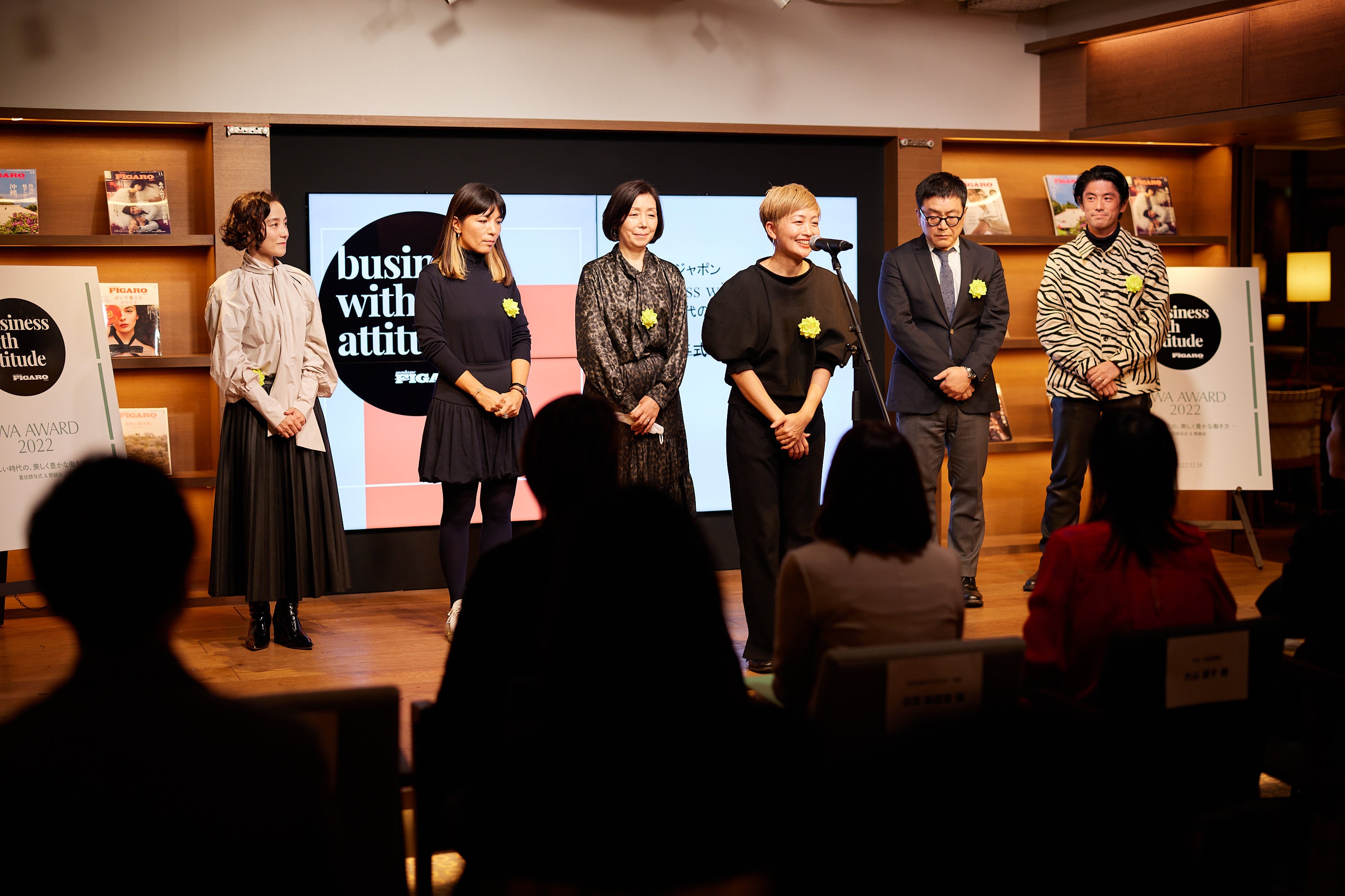22年の審査員も登壇し、受賞者らにエールを送った。