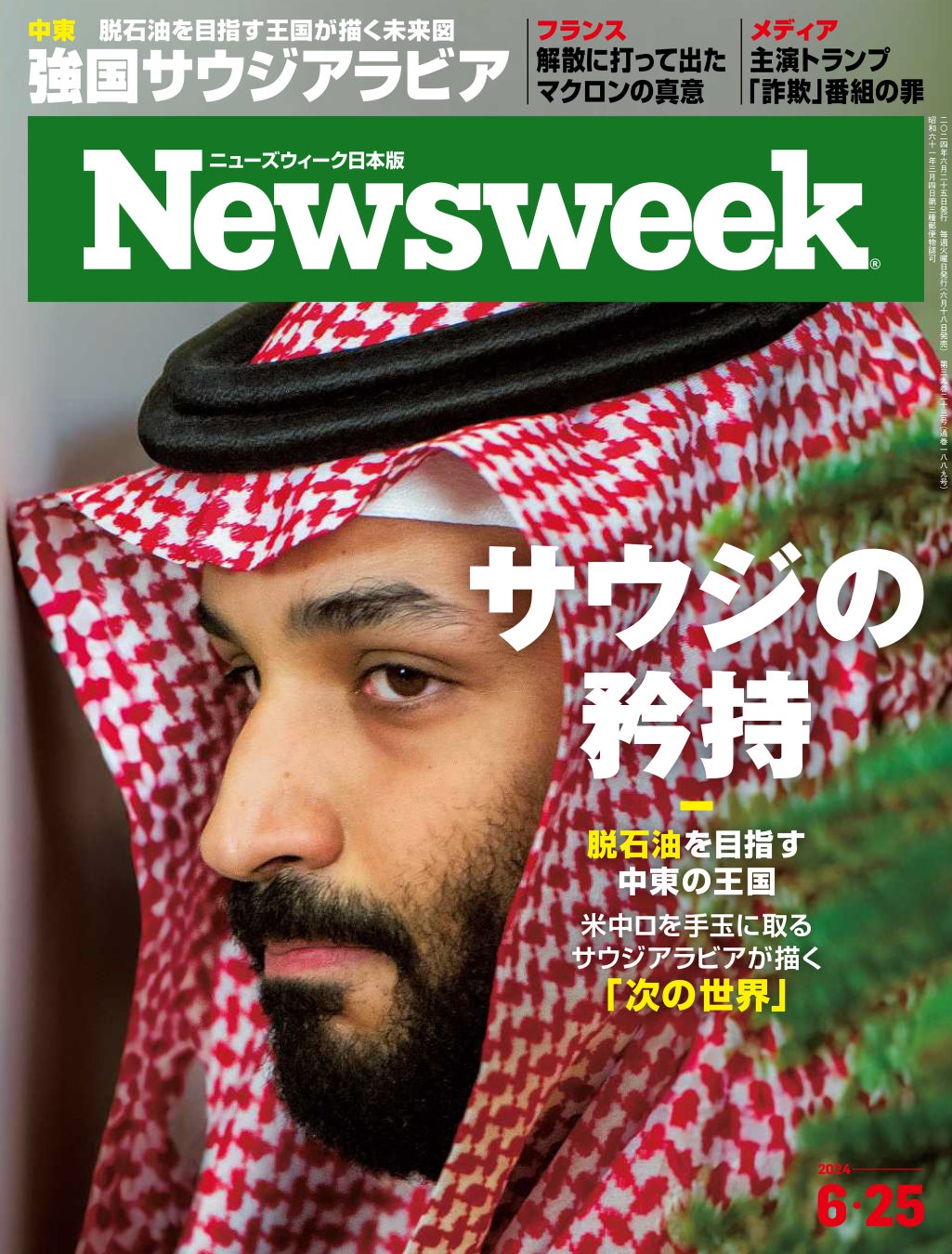 ニューズウィーク日本版 2024年6月25日号(6月18日発売)