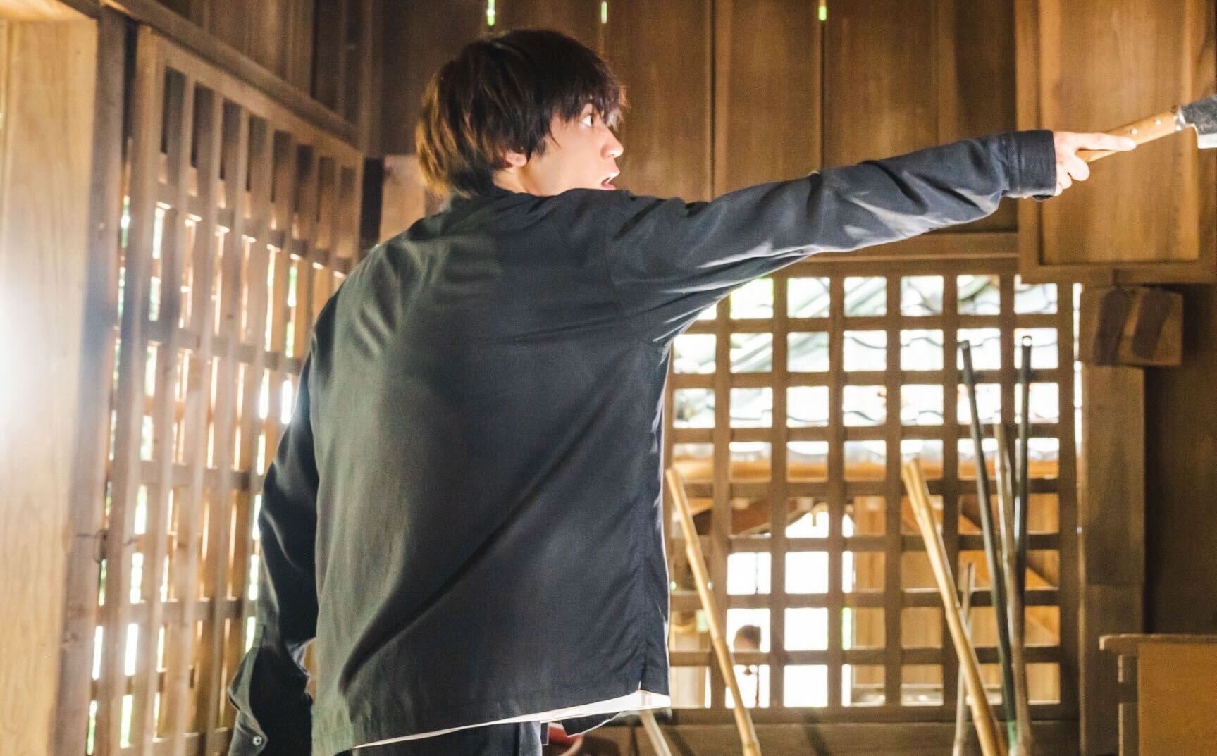 火の男と対峙する千里