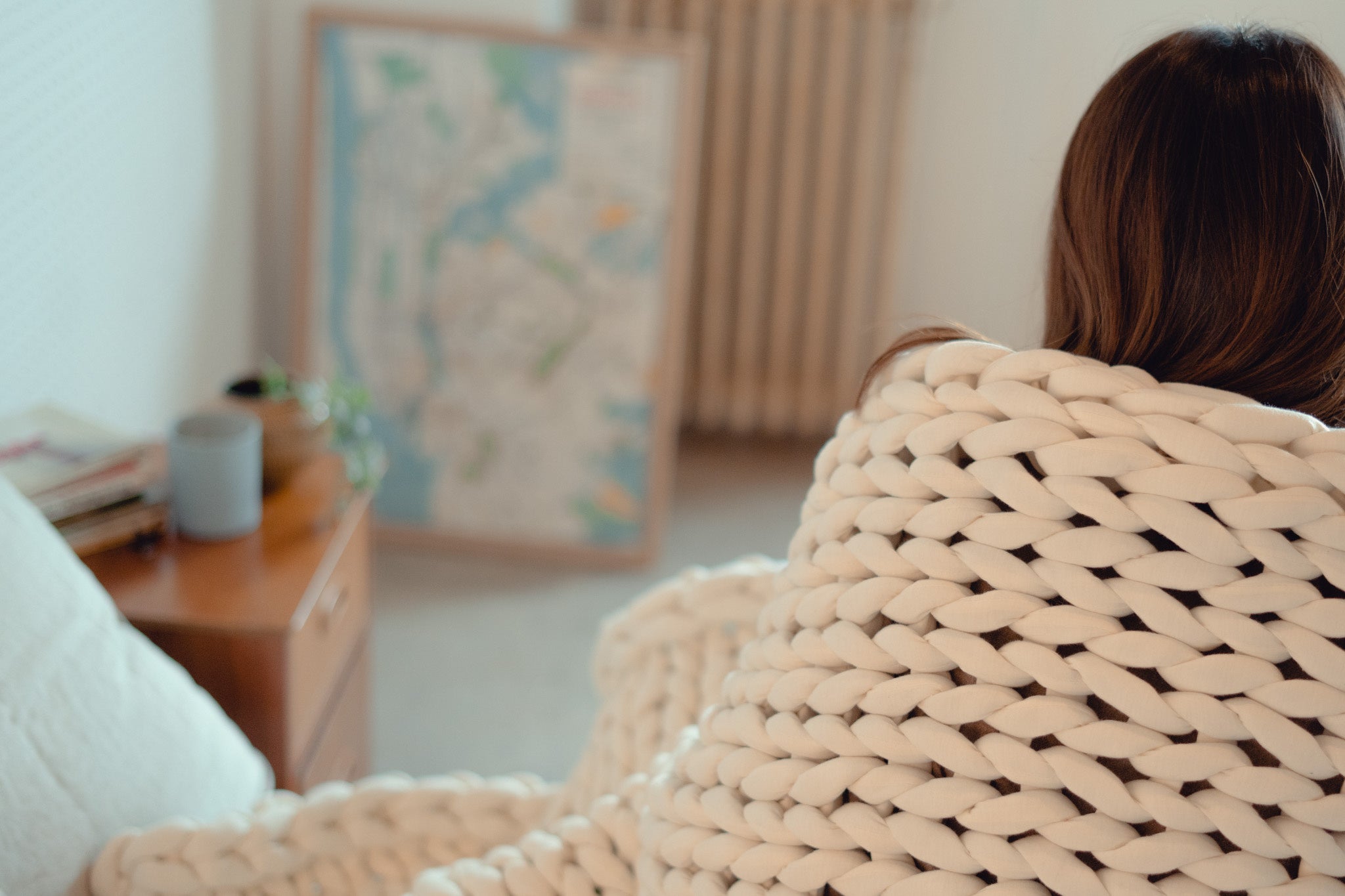 ENBRY 7kg ウェイテッド ブランケット グレー あなたをハグする