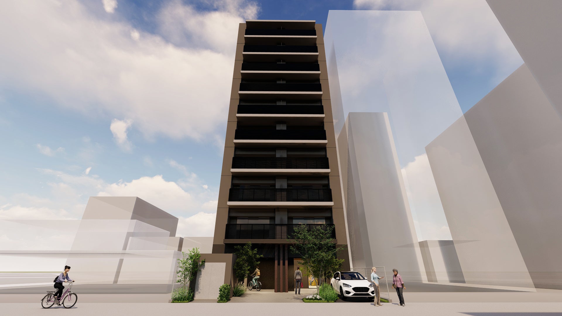 外観パース　実物と異なる場合があります