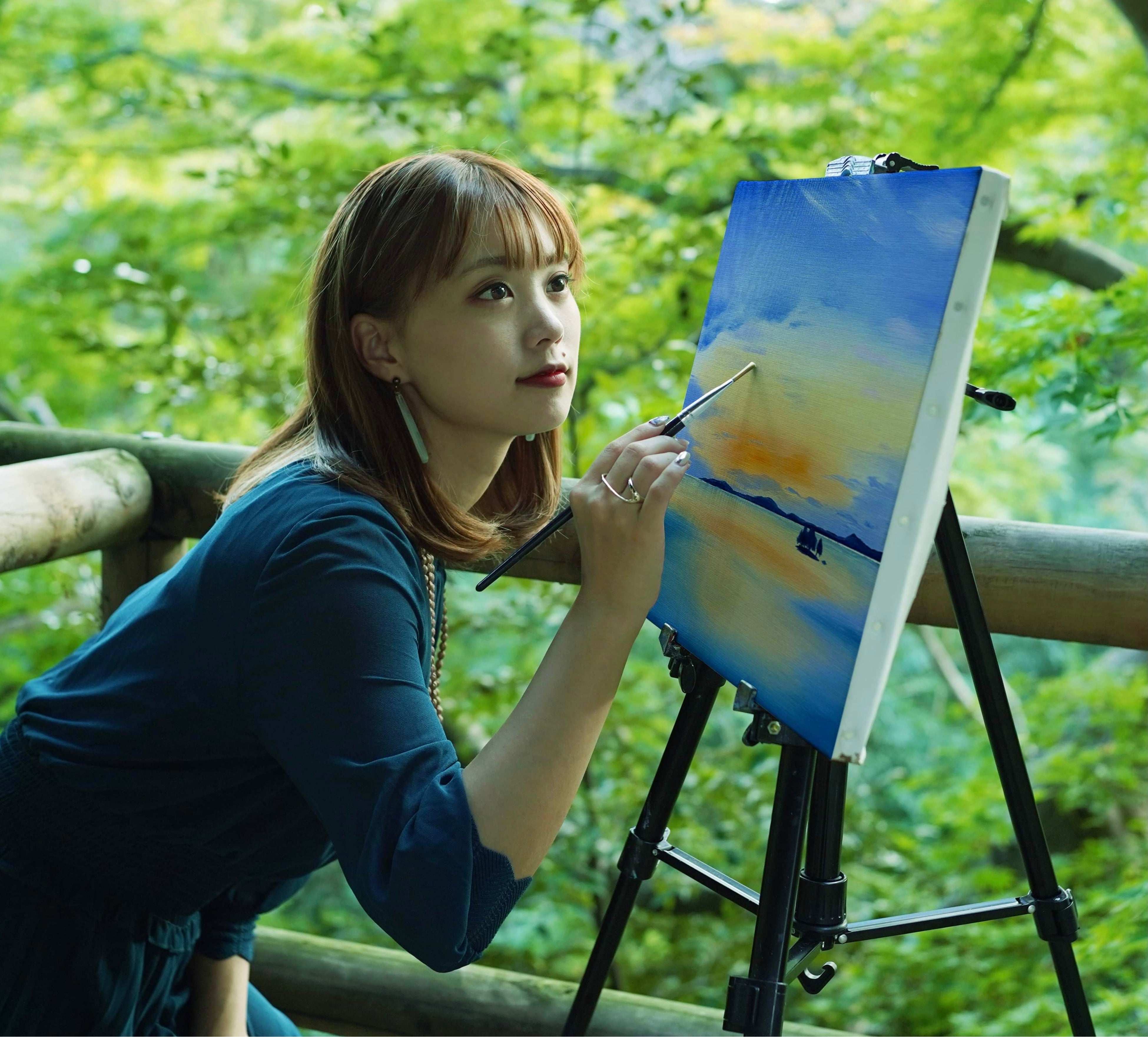 油絵風景画家 根ノ木あさみ（Asami Nenoki）