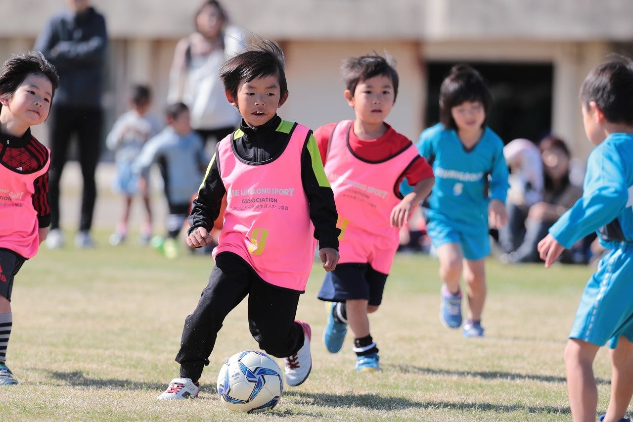 少年サッカーの様子