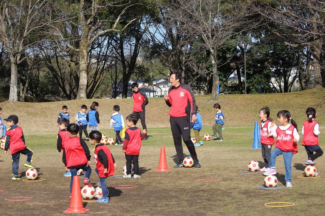 サッカー教室の様子
