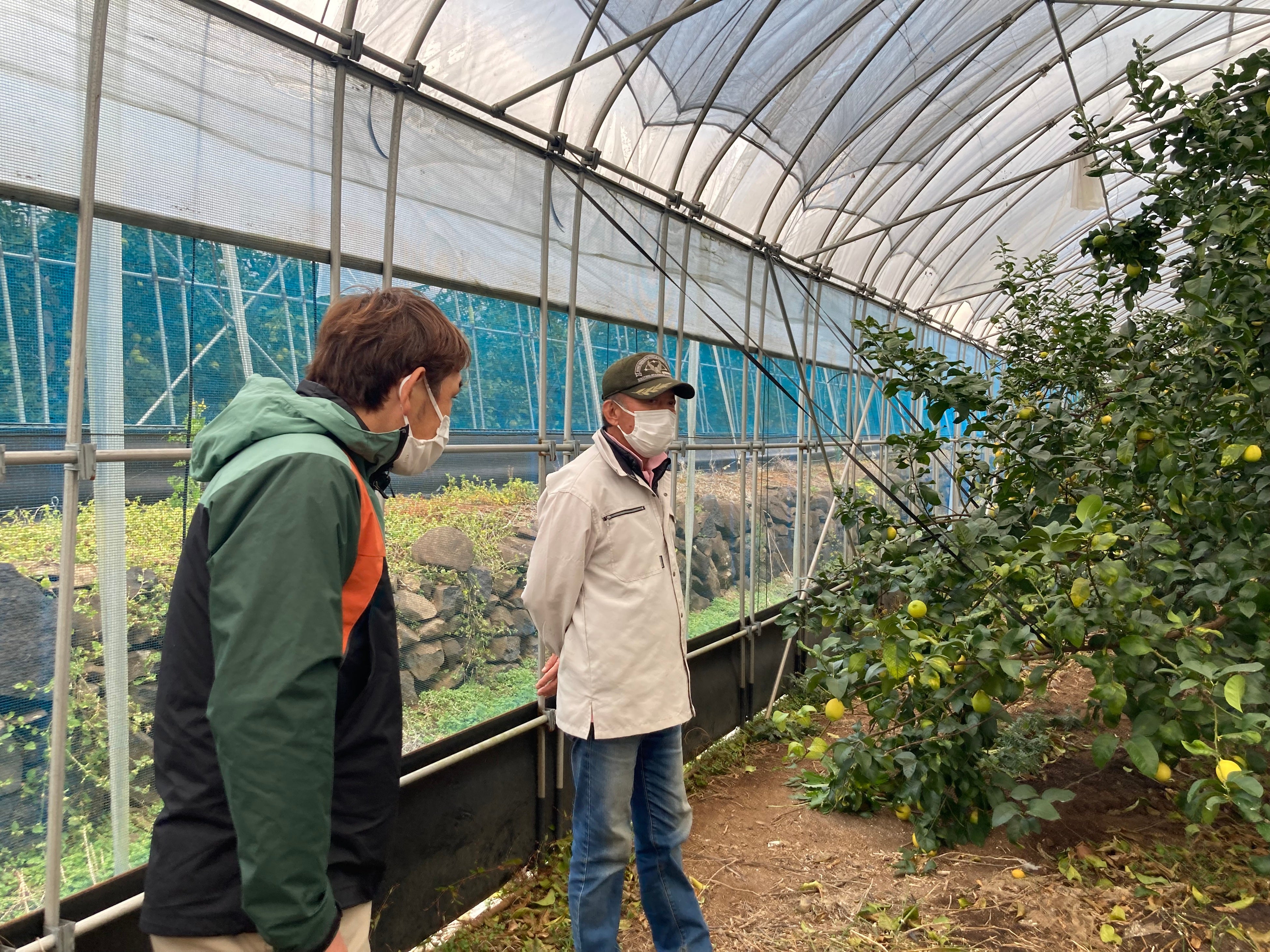 「銀座 月と花」代表 結城さん（左）と「Mr.Orange」代表 安田さん（右）