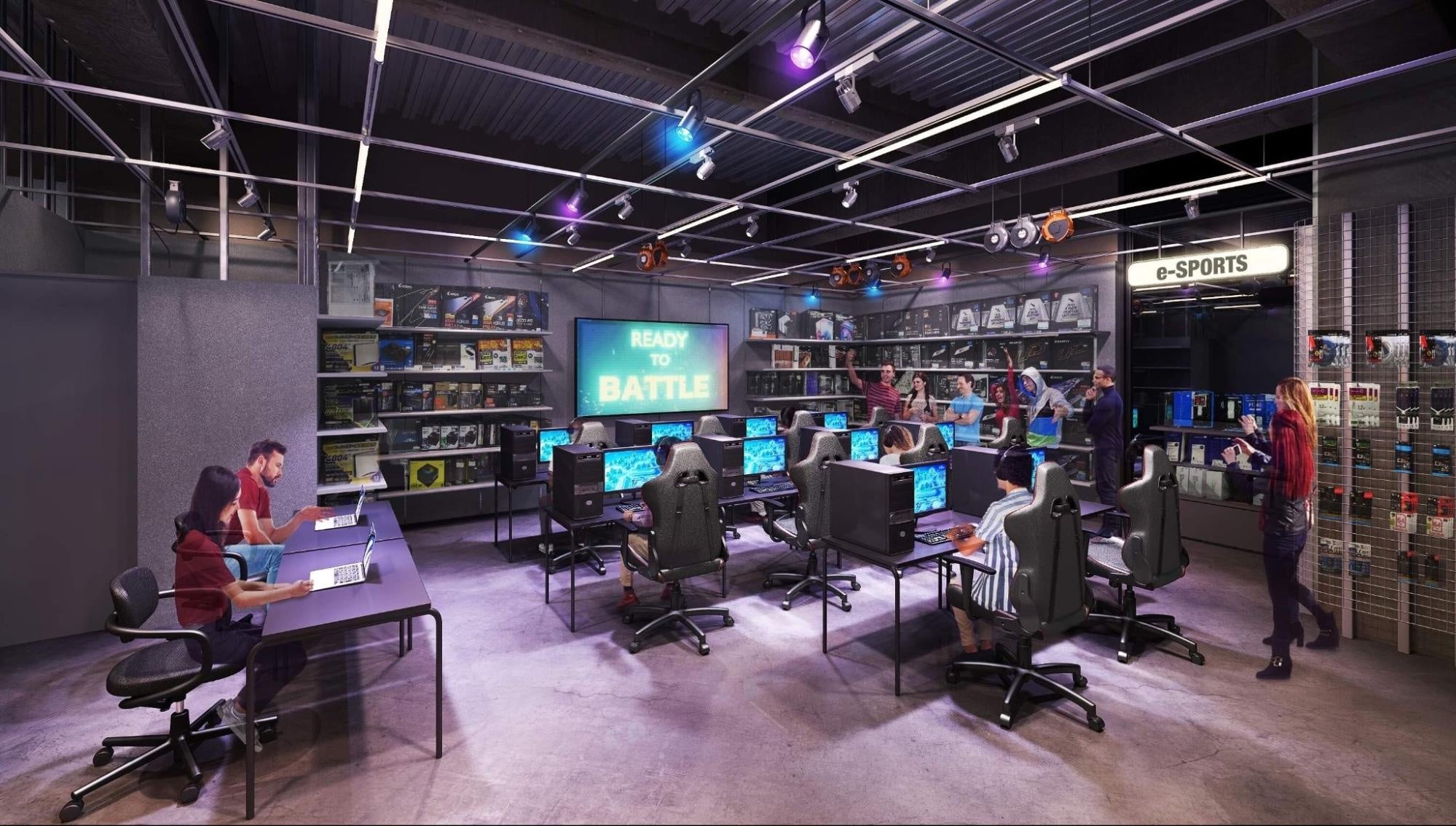 横濱ゲートタワーに開設予定のeスポーツ拠点・スクール(イメージ図)