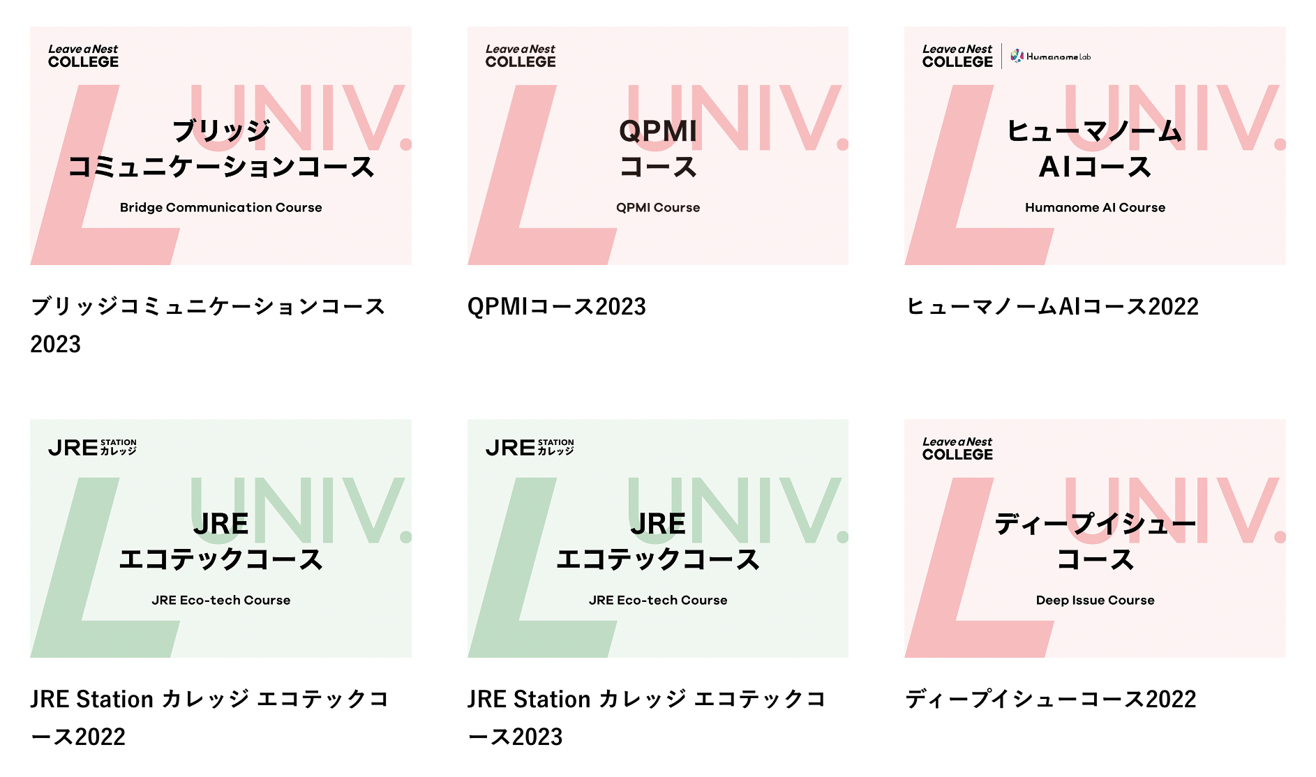 リバネスユニバーシティーで開発したプログラム例