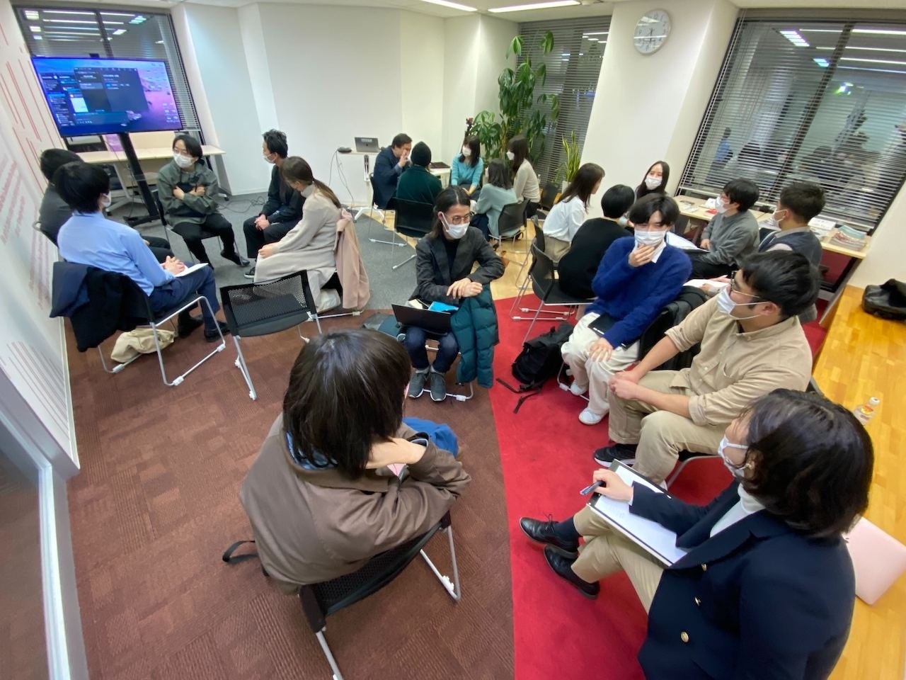 申請者向けの特別講演会の様子