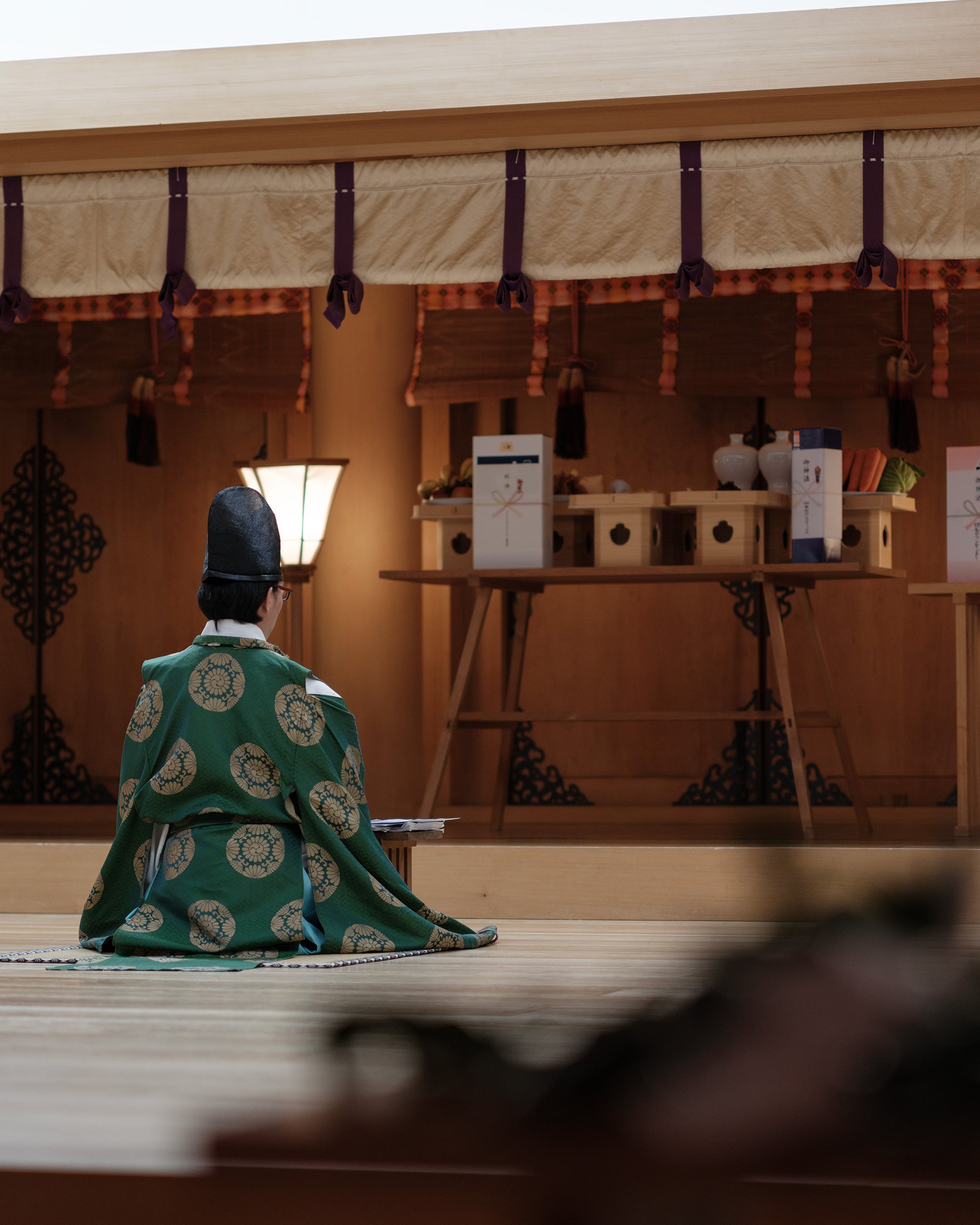 熊野大社にて御祈禱を受ける様子④