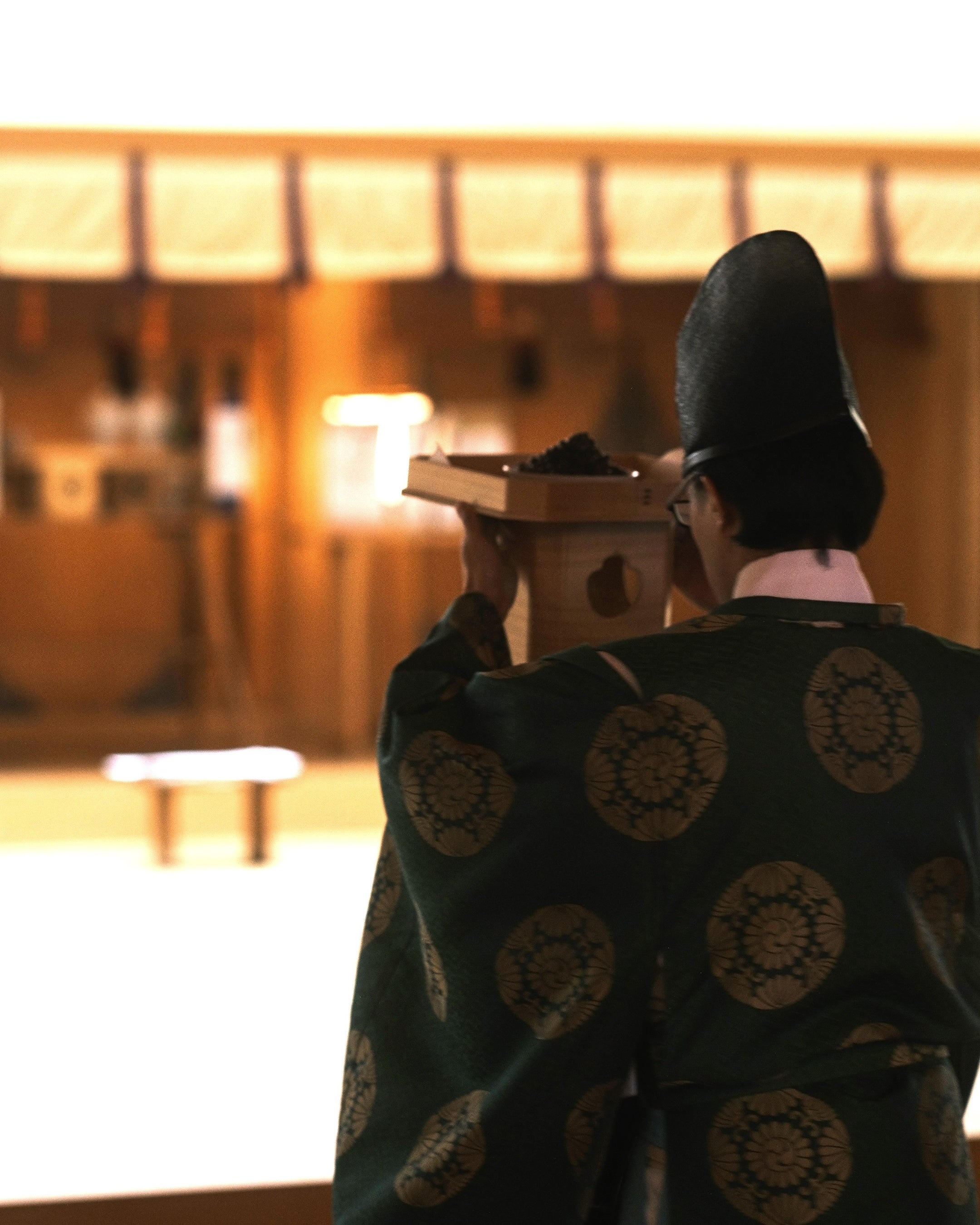 熊野大社にて御祈禱を受ける様子①