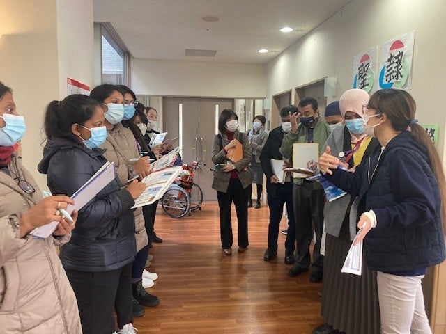 和合愛光園視察の様子