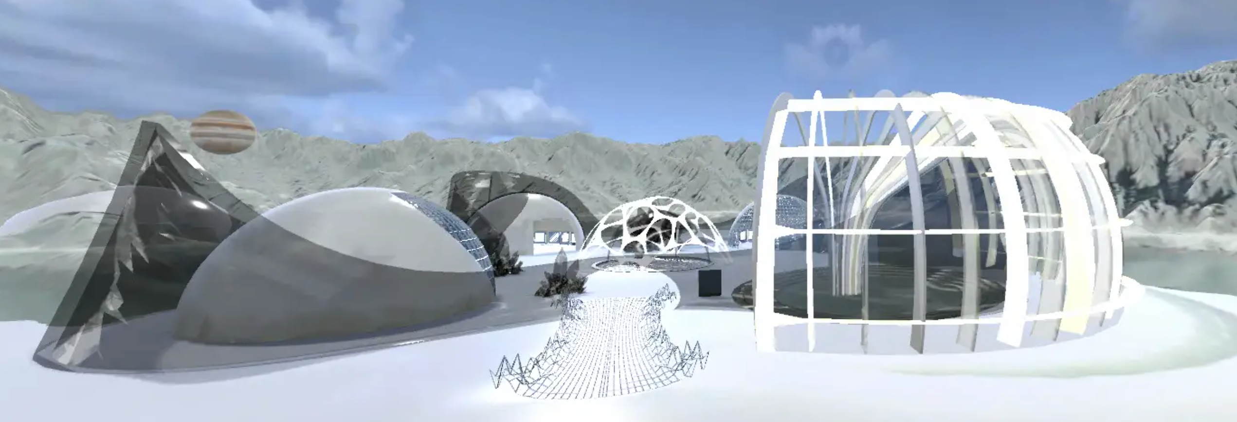 メタバース上の展示会場