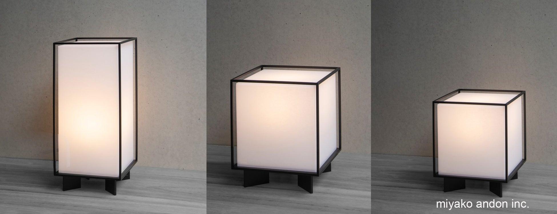 左から G-SLH400, G-SSH295, G-SSH245