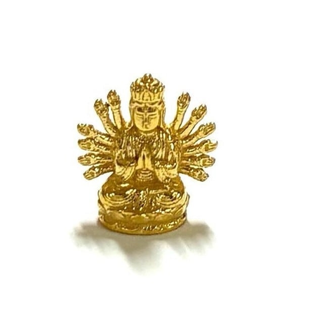 純金 1gカード 護符 千手観音菩薩 純金 1gカード 護符 千手観音菩薩