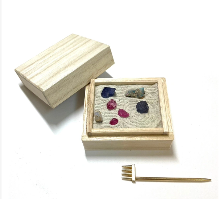 美しさと癒しの体験】心安らぐひととき【宝石の枯山水キット】9,800円