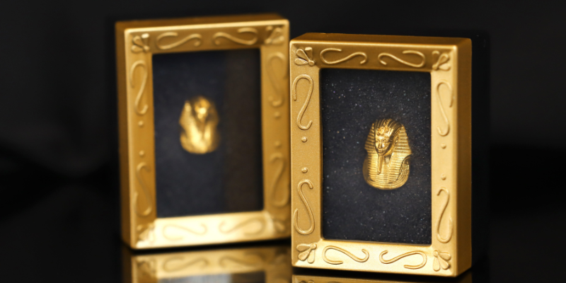 純金 『ツタンカーメンのマスク』約1g　お守り【JUNGOLD】 純金 『ツタンカーメンのマスク』約1g お守り【JUNGOLD】 | JUNGOLD