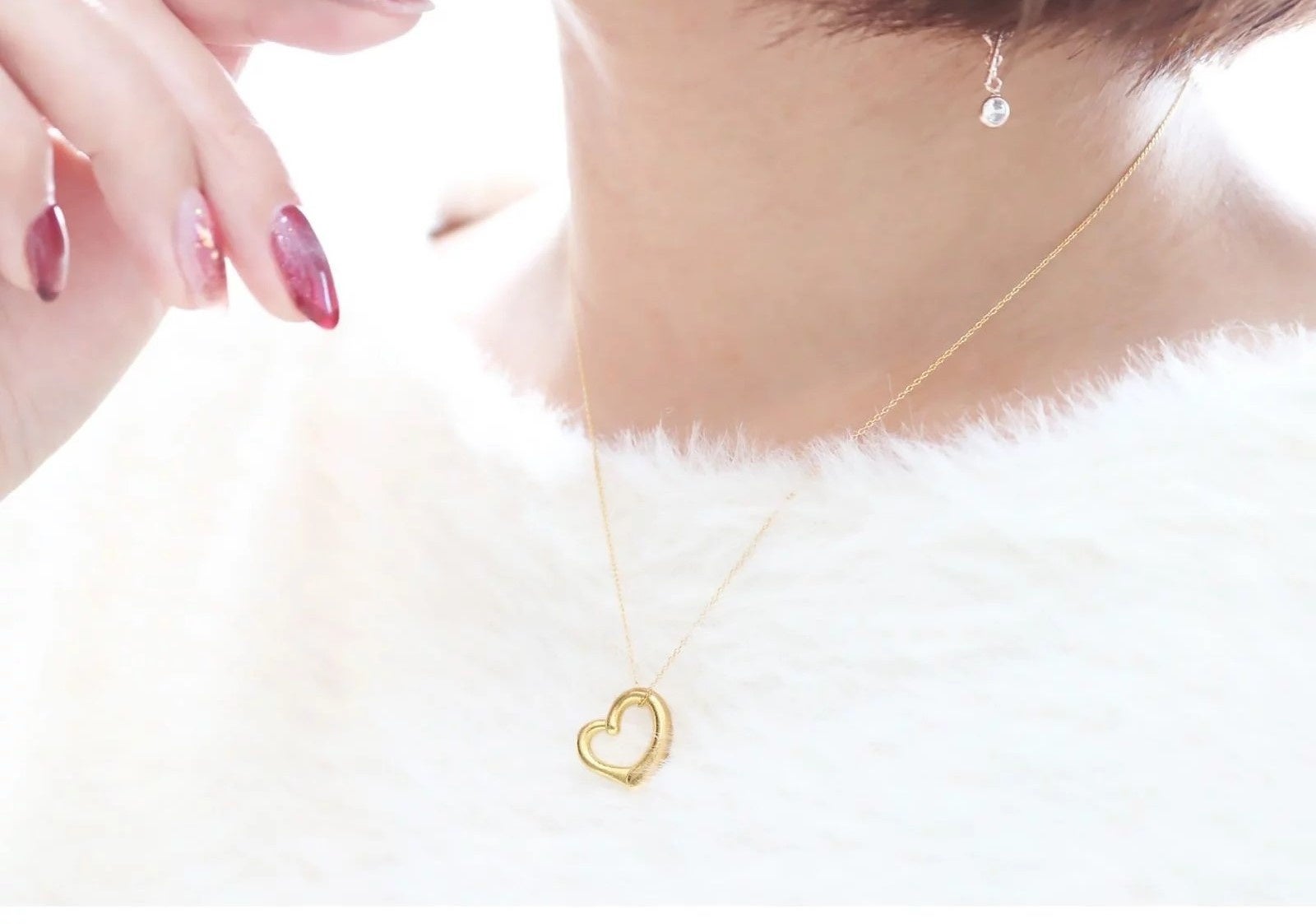 愛の力と金の力を身に着ける!価値が高い【無垢な純金】のハート型の