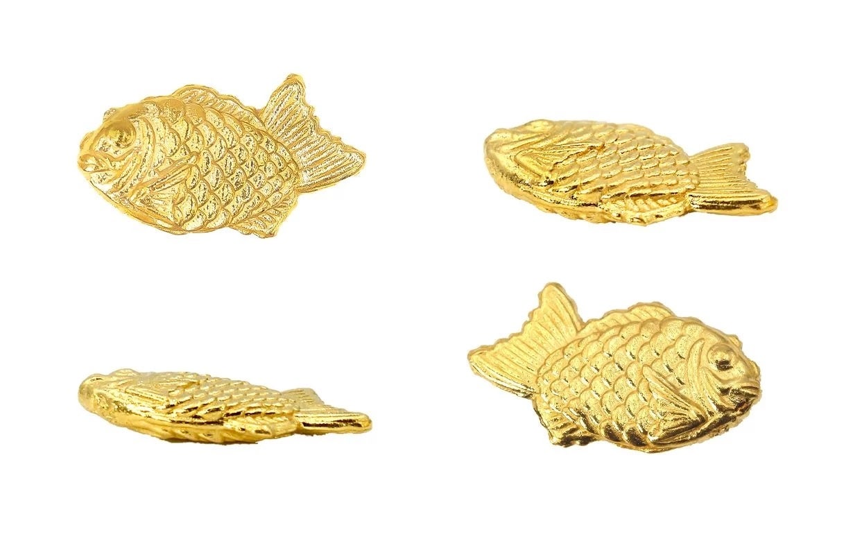 純金の「たいやき」焼けました！細部までリアルで精巧に作られた