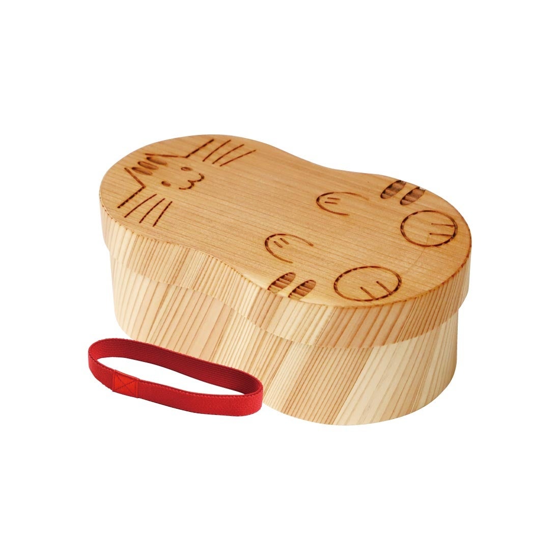 日本の弁当箱　トラ