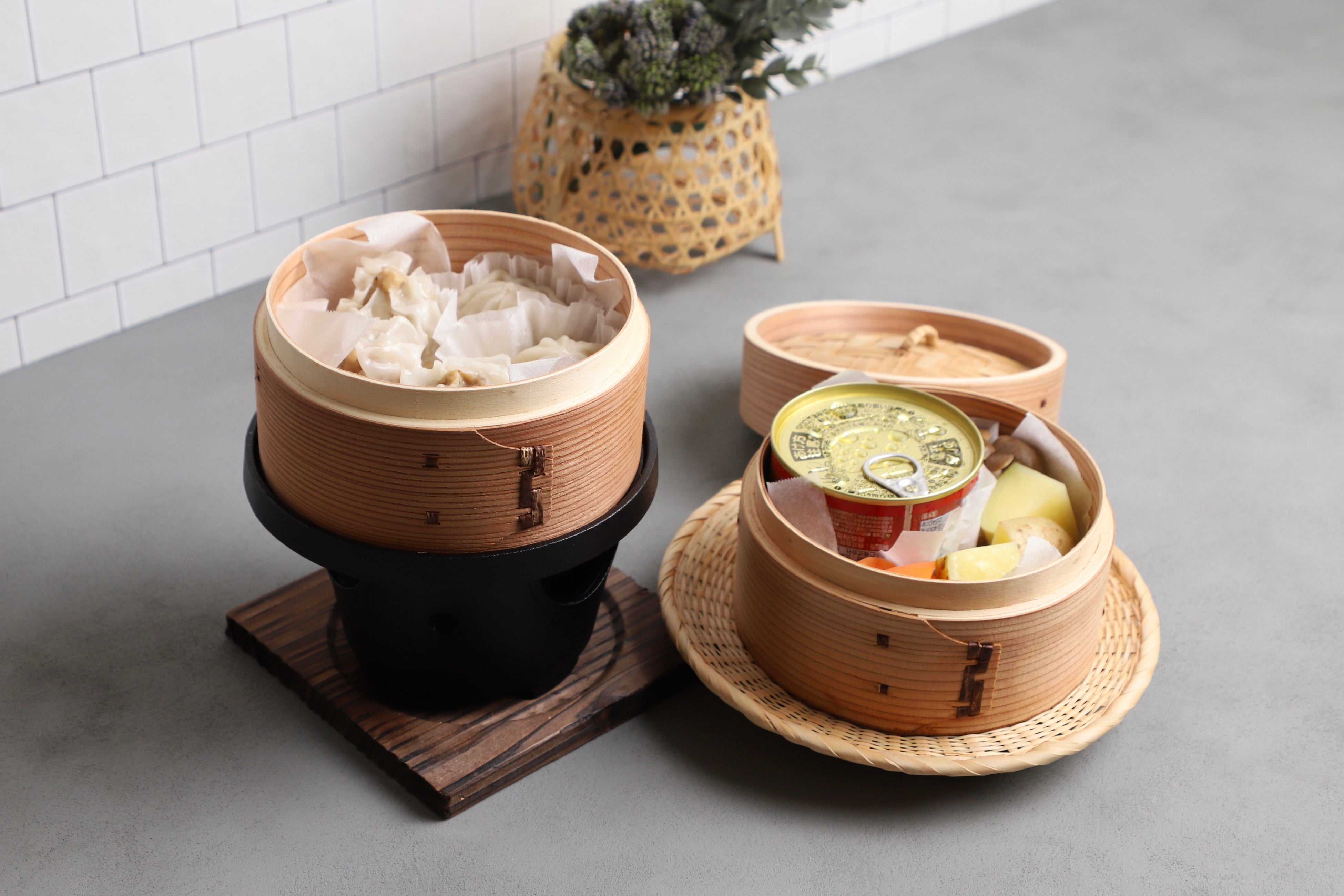 点心や蒸し野菜、缶詰の温めまで可能。