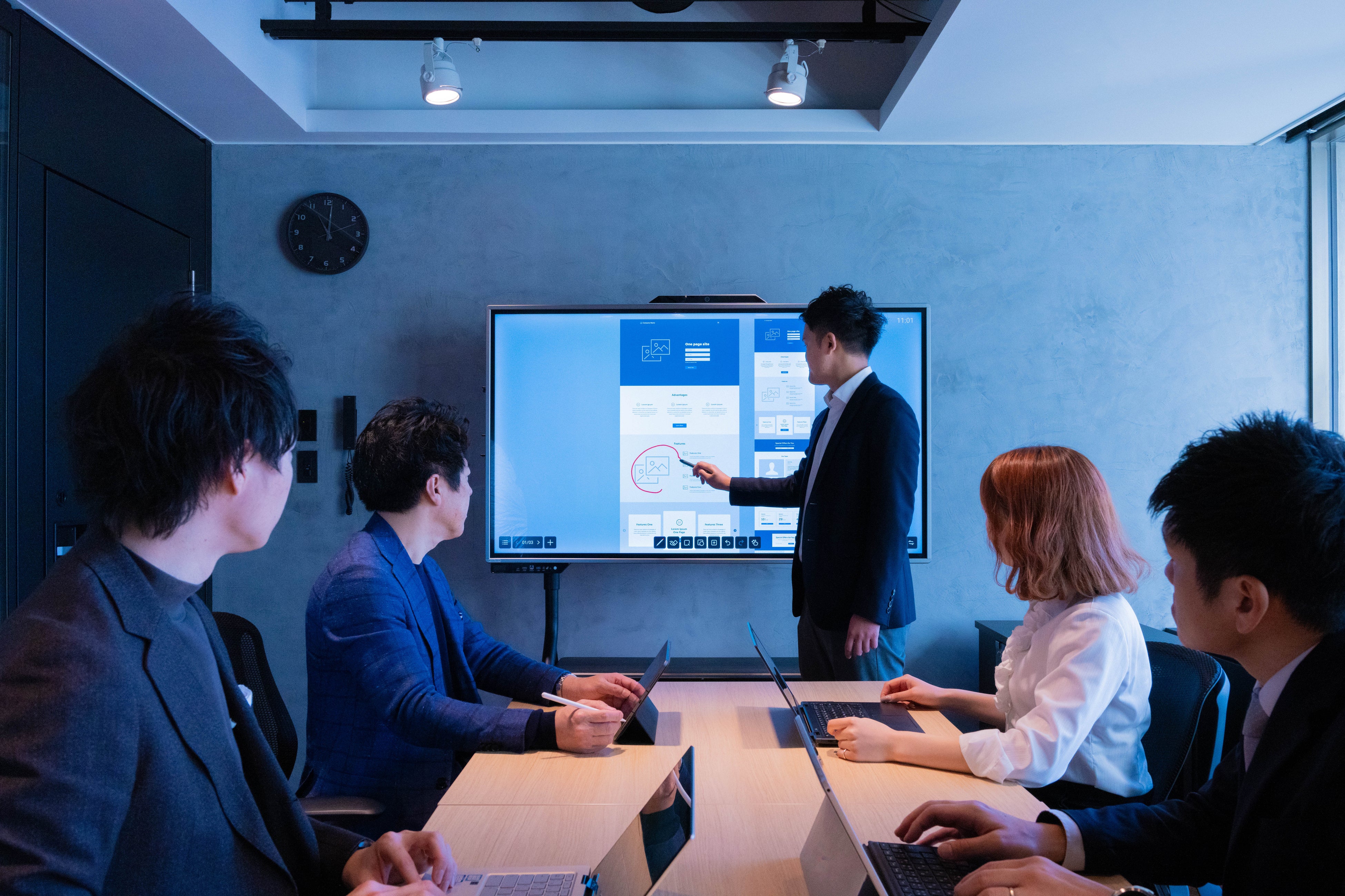 デジタルホワイトボード『MIRAI TOUCH Biz』とは