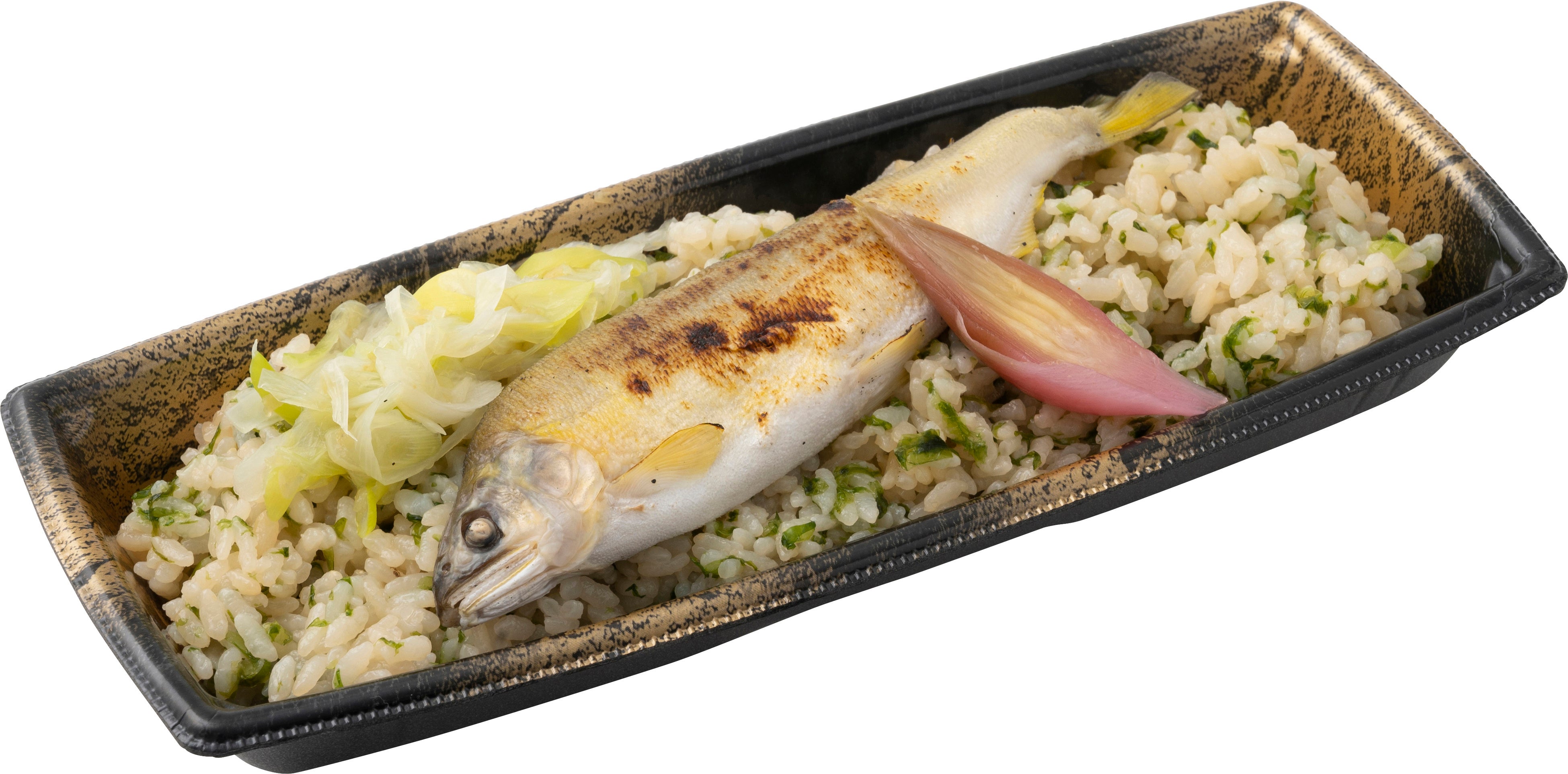 弁当部門《最優秀賞》商品名：浜名湖産青のり香る鮎めし