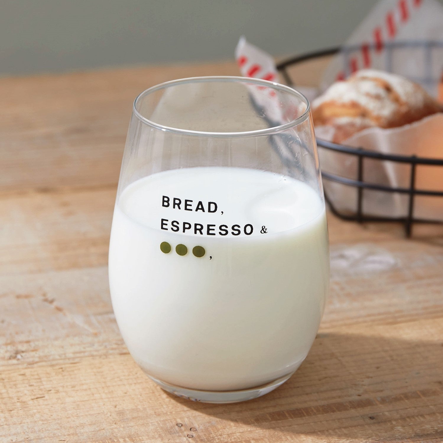 〇ロゴ入りグラス