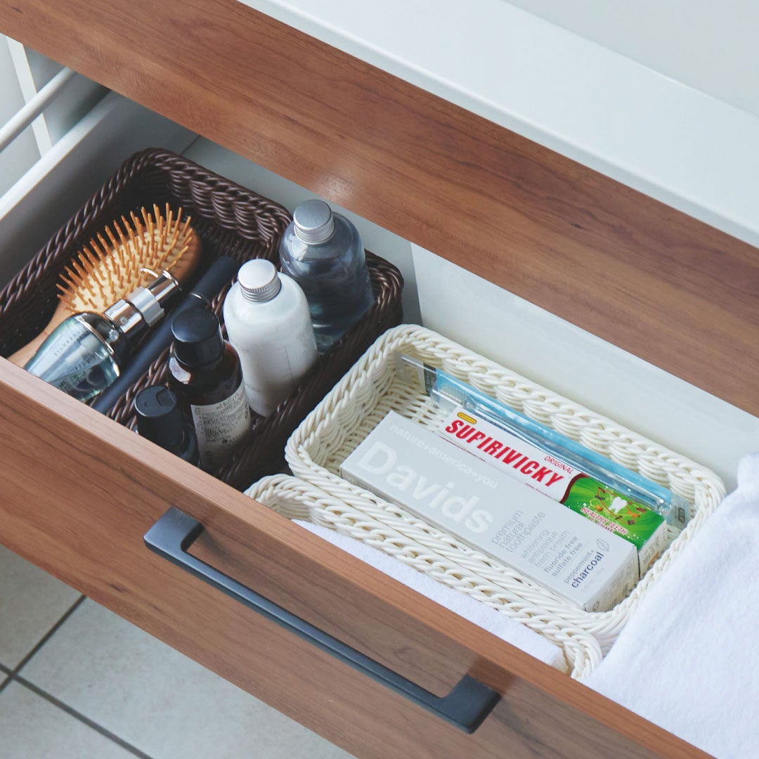 〇洗えるカゴ引き出し用