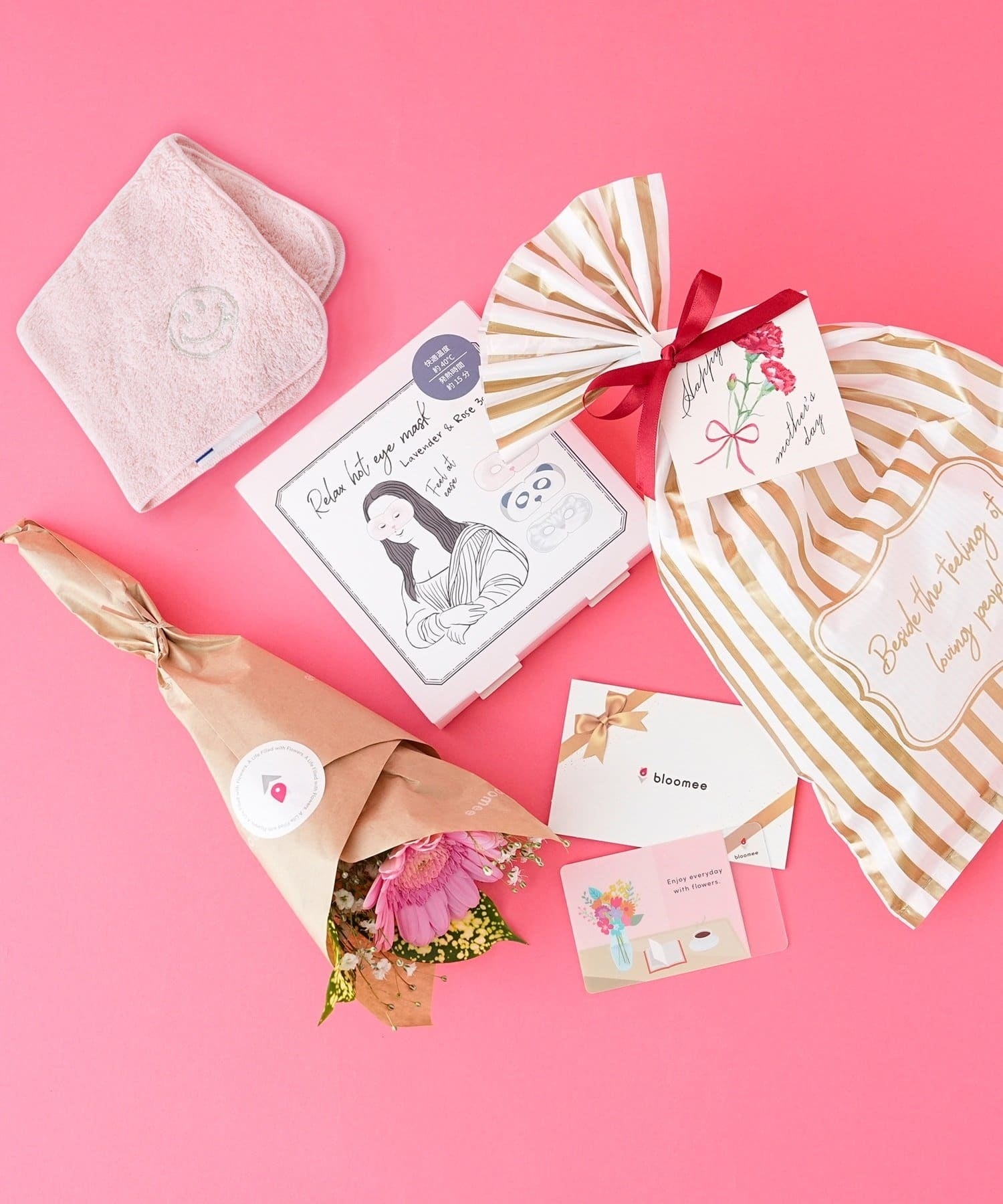 bloomee　お花のギフトカードセット　3点セット 2,970円(税込)  