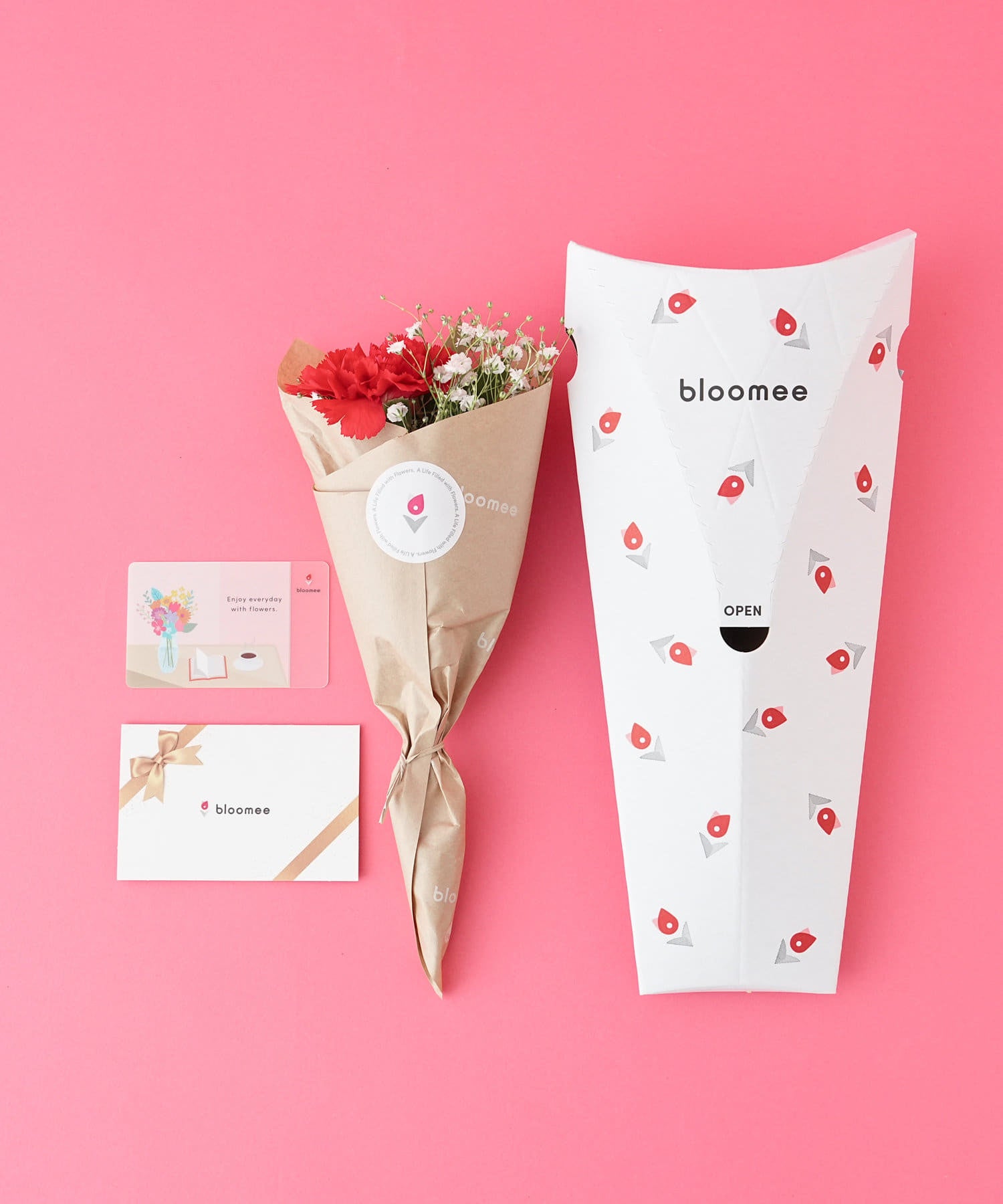 bloomee　お花のギフトカード  1,870円(税込)