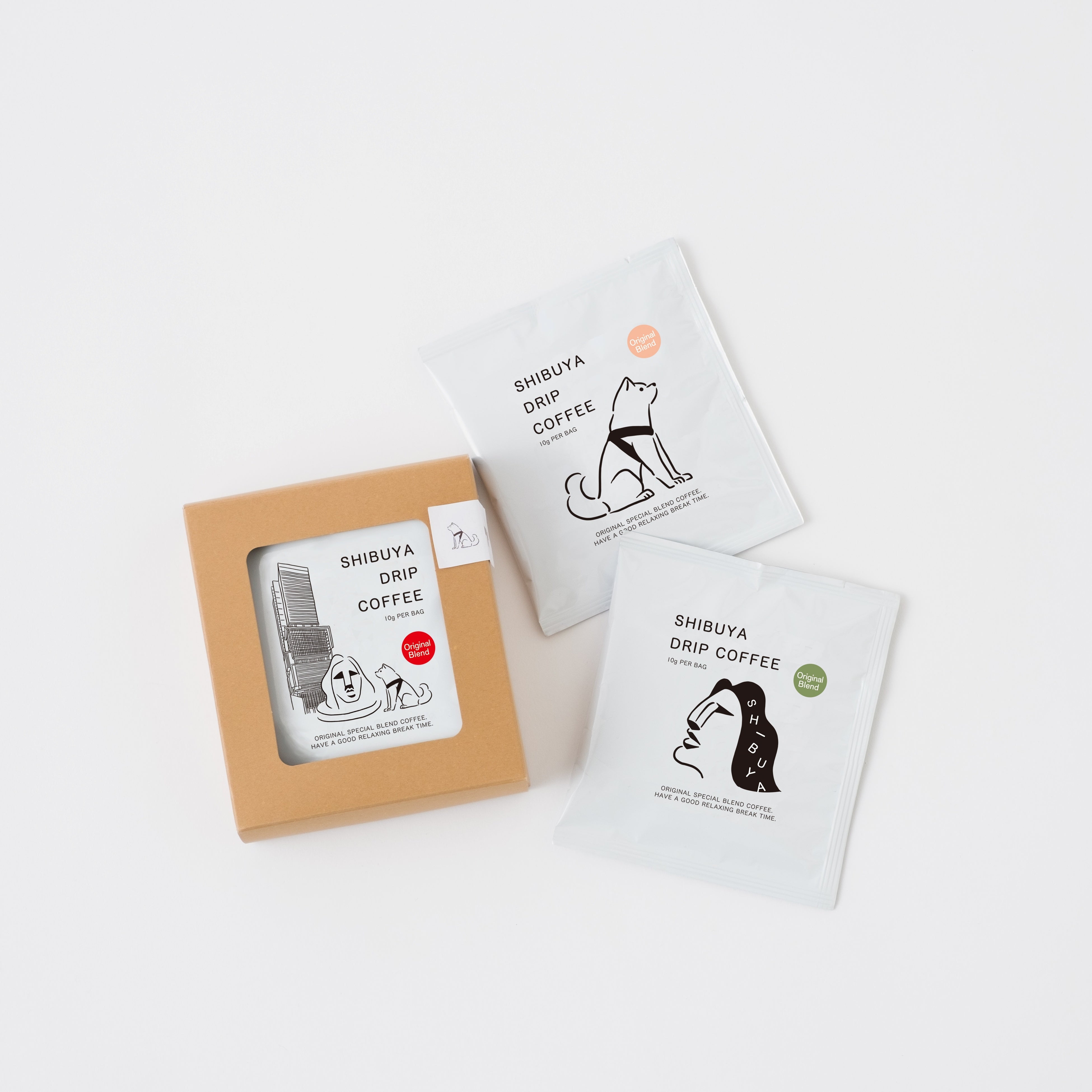 渋谷店限定ドリップコーヒーセット　702円（税込）