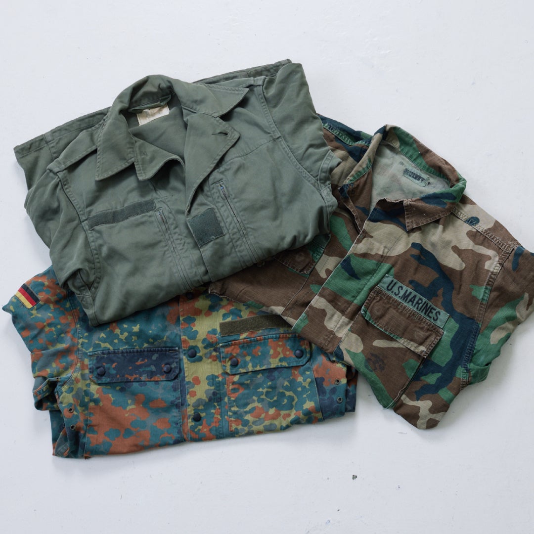 〇USED MILITARY-SHIRT（各2,530円）