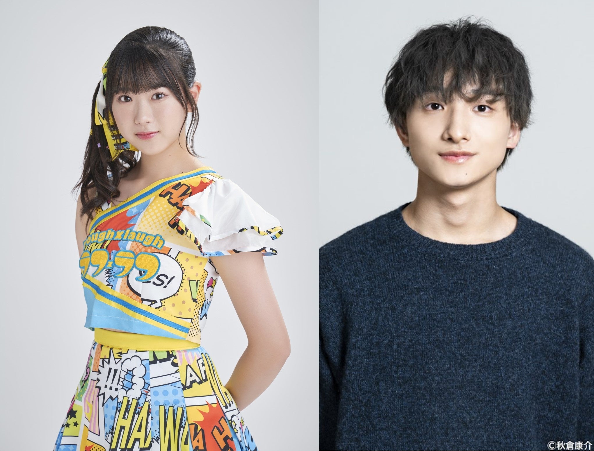 佐々木楓菜さん（ラフ×ラフ）（左）　高尾楓弥さん（BUDDiiS）（右）