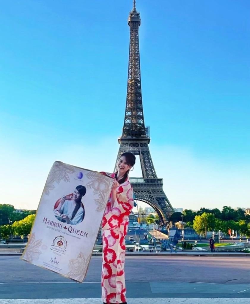 パリでもシマロンドールをPR