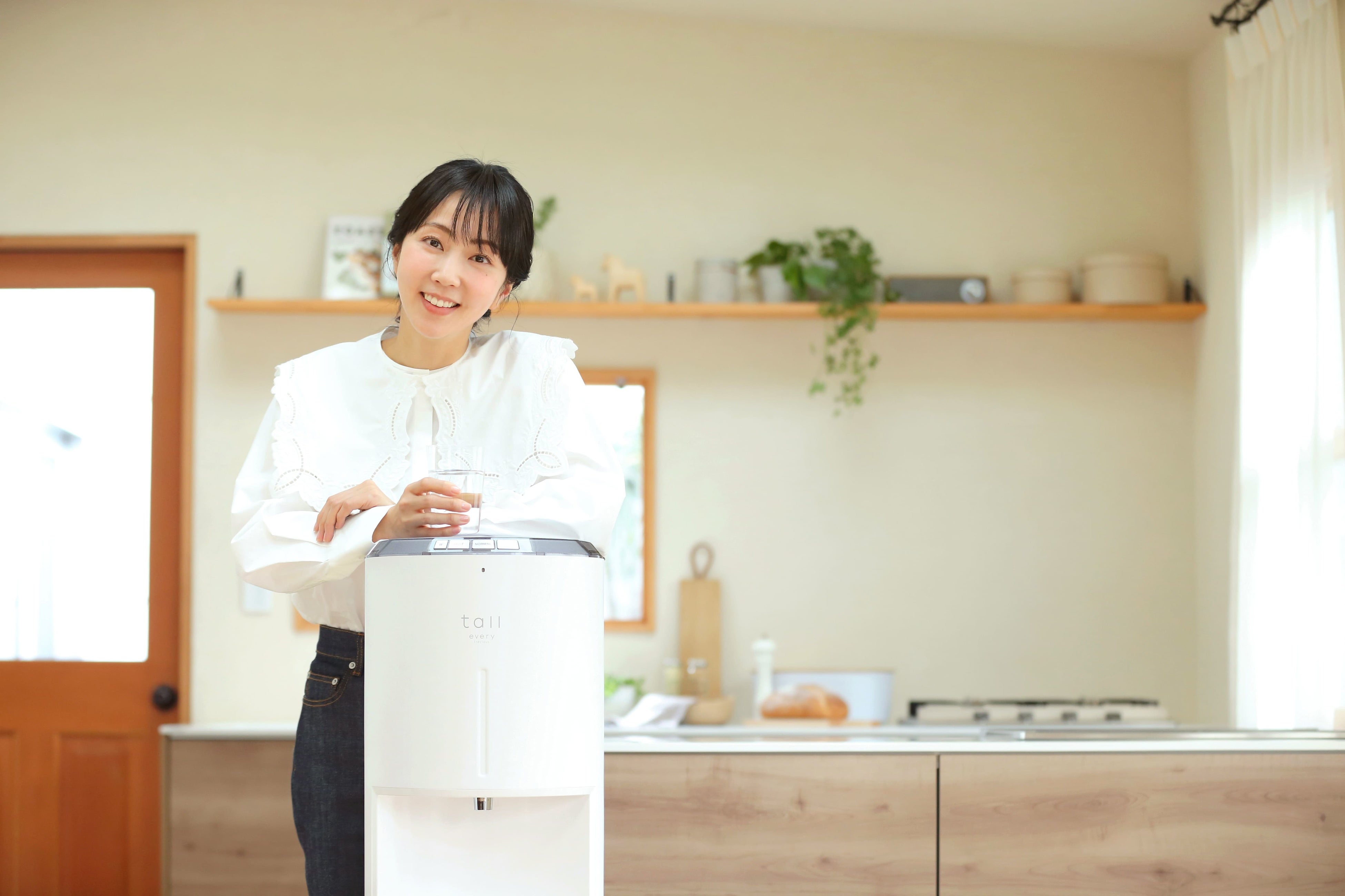 富士の名水　tall カートリッジ　４本 機能を絞ってよりシンプルに！浄水型ウォーターサーバー「every