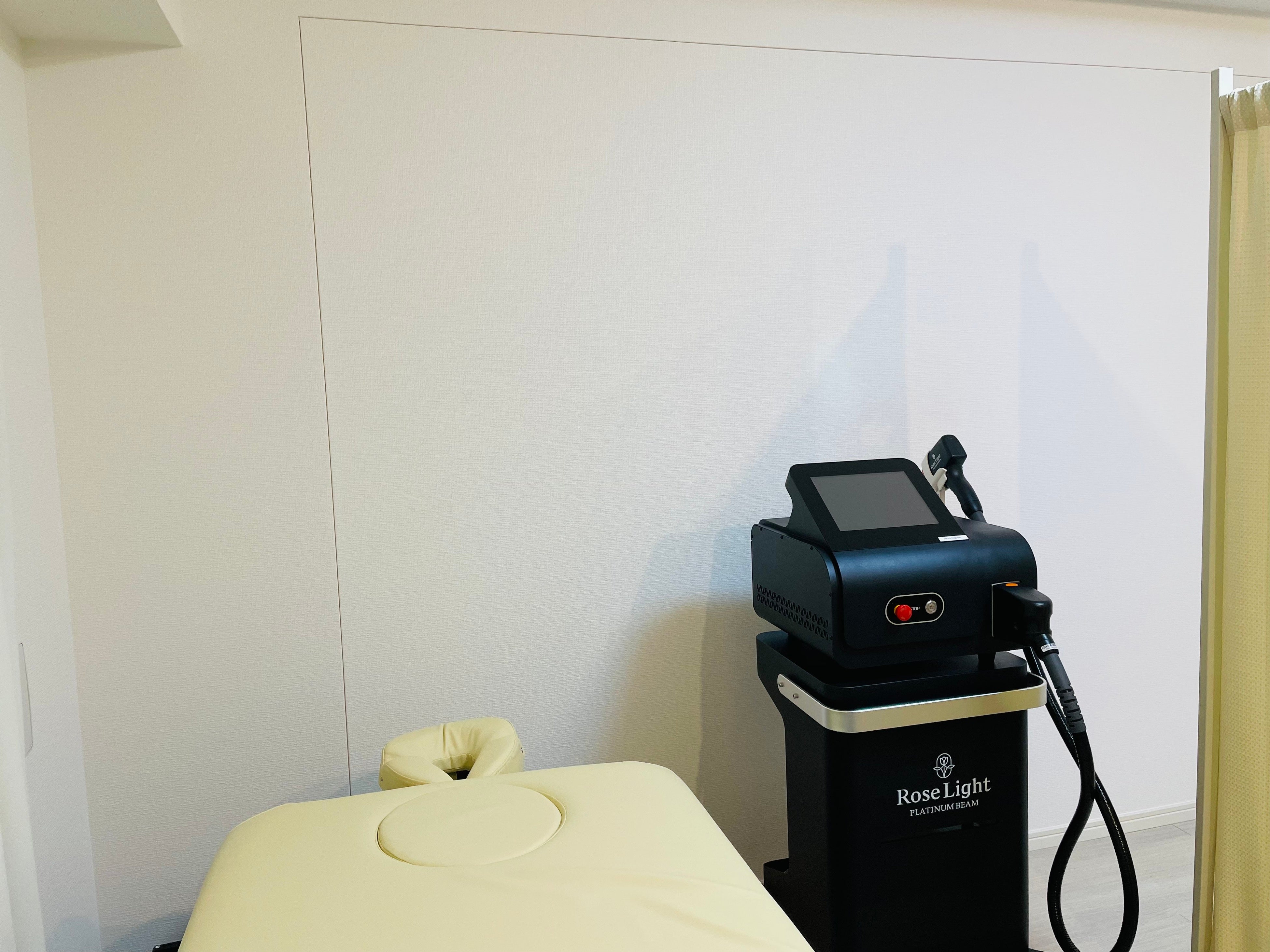プラチナビーム脱毛 ローズライト導入