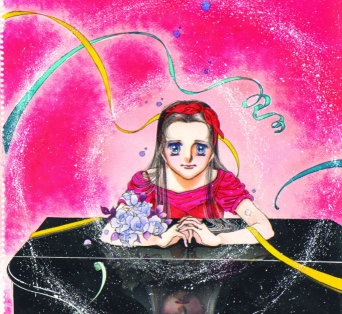 『いつもポケットにショパン』のカット。（C）くらもちふさこ／集英社