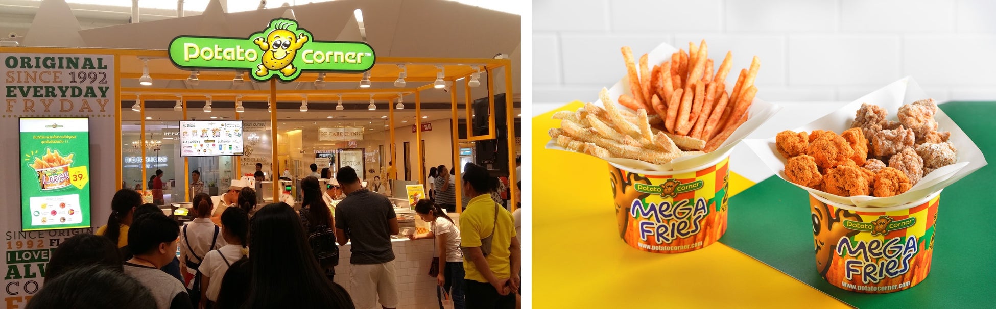 ※店舗の様子(左)とフードイメージ(右)