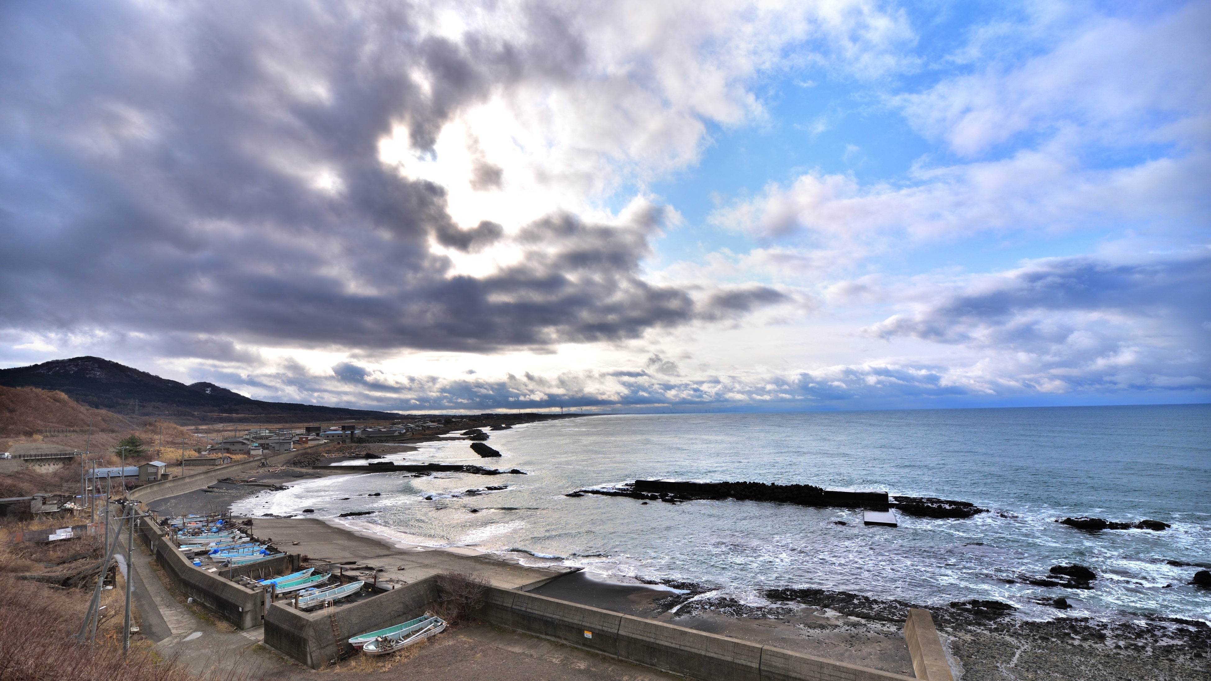 沿線の風景（鹿の浦展望所）