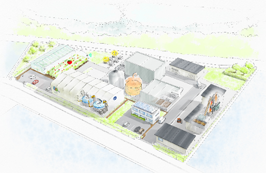 地球の恵みファーム・松本（完成予想図）