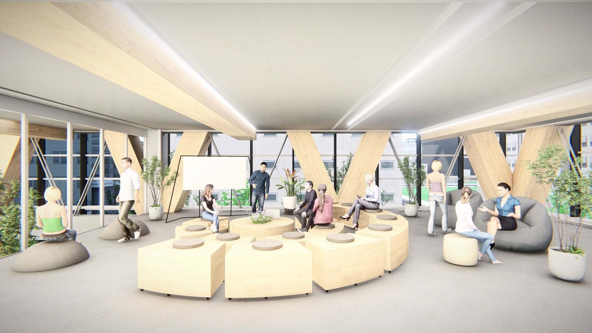 3階ラーニングコモンズのイメージ