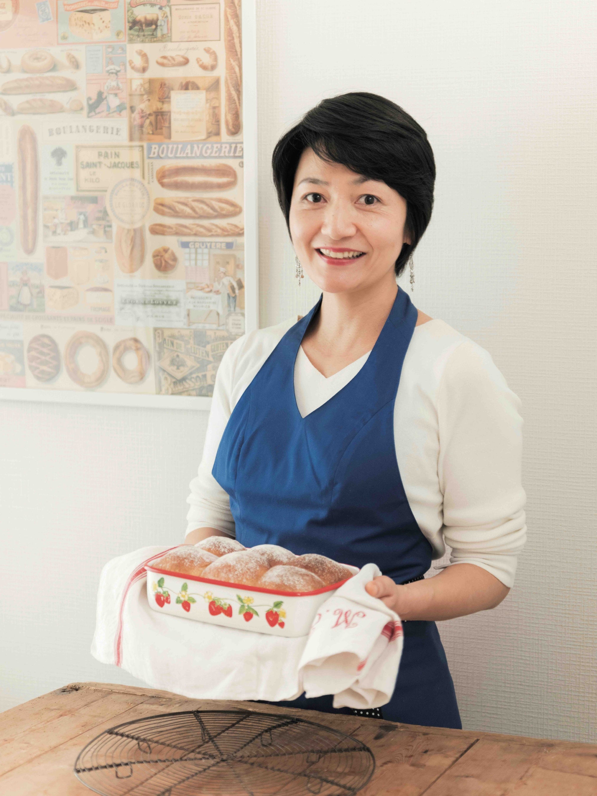 ホーローパン®専門家、自家製天然酵母パンと魔法のホーローパン®教室：いちごきっちん主宰　&nbsp; 藤田裕子先生