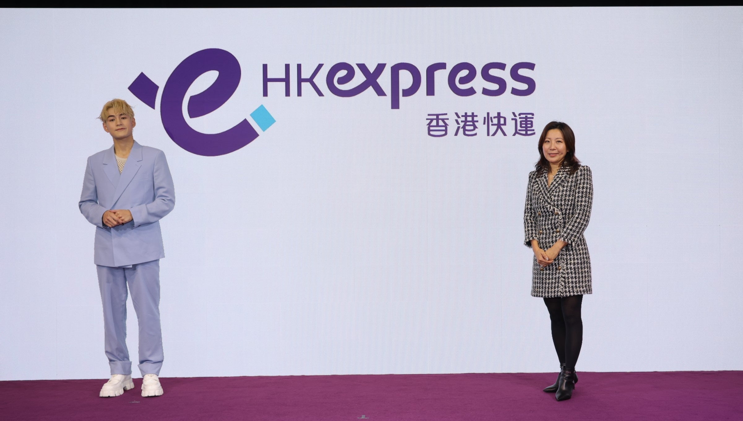 香港エクスプレスのCEOマンディ・ング（Mandy Ng）とジェフリー・ンガイ（Jeffrey Ngai）